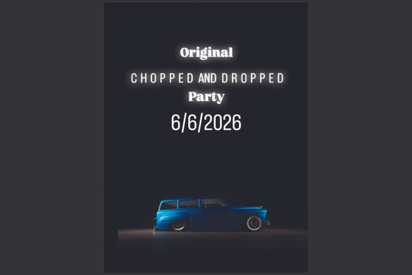 Chopped and Dropped Party