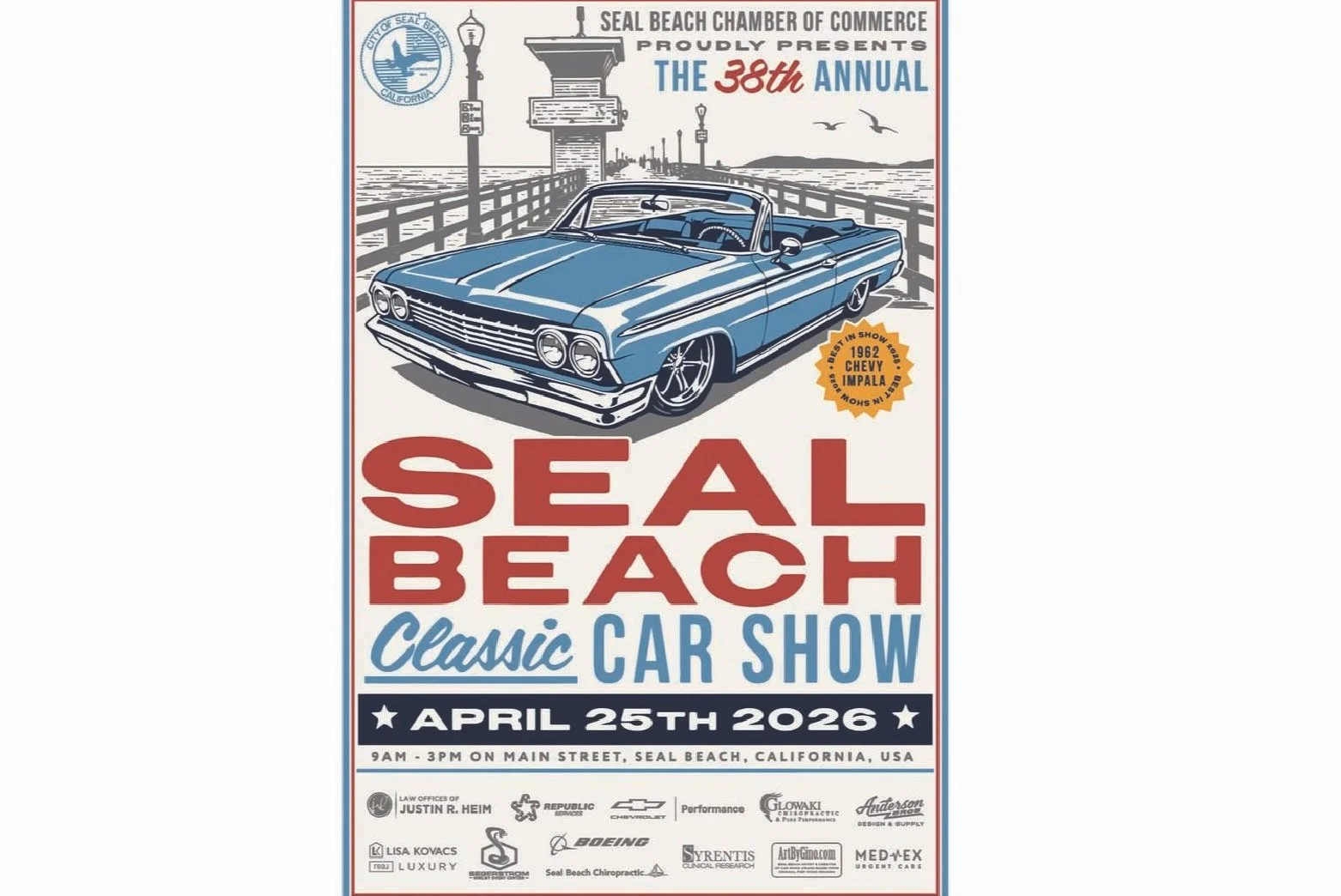 Seal Beach Classic Car show
