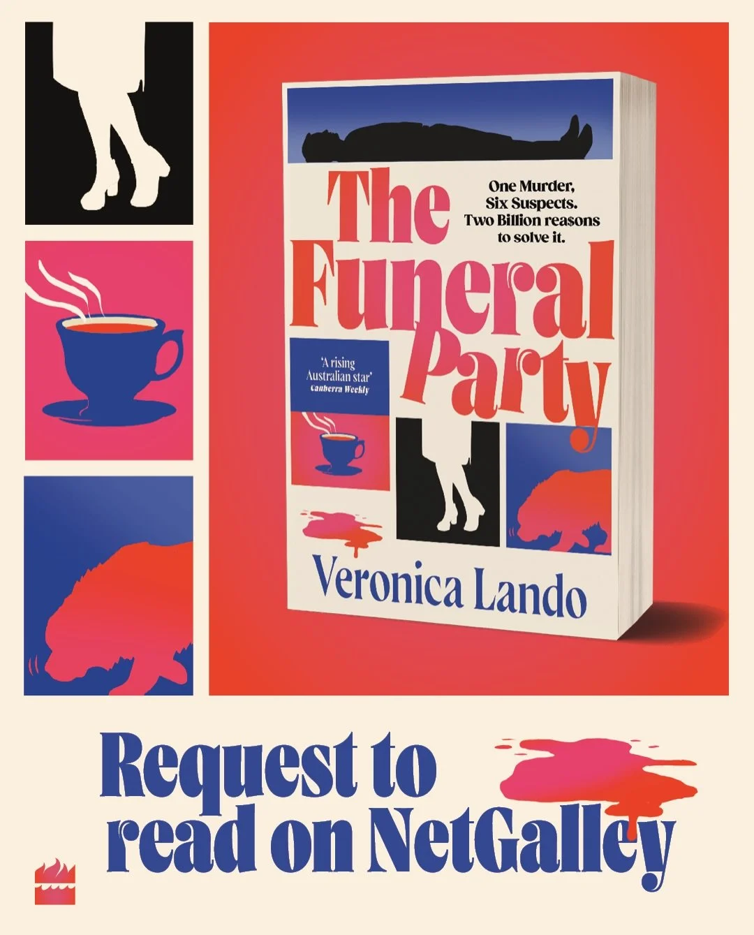 Hilarious and heartfelt, The Funeral Party is a madcap romp riddled with outlandish characters and plenty of hijinks.

Bookworms, request to read on NetGalley now and available for pre-order (link in bio 👆)

#whodunnit #cosymystery #netgalleyreads #