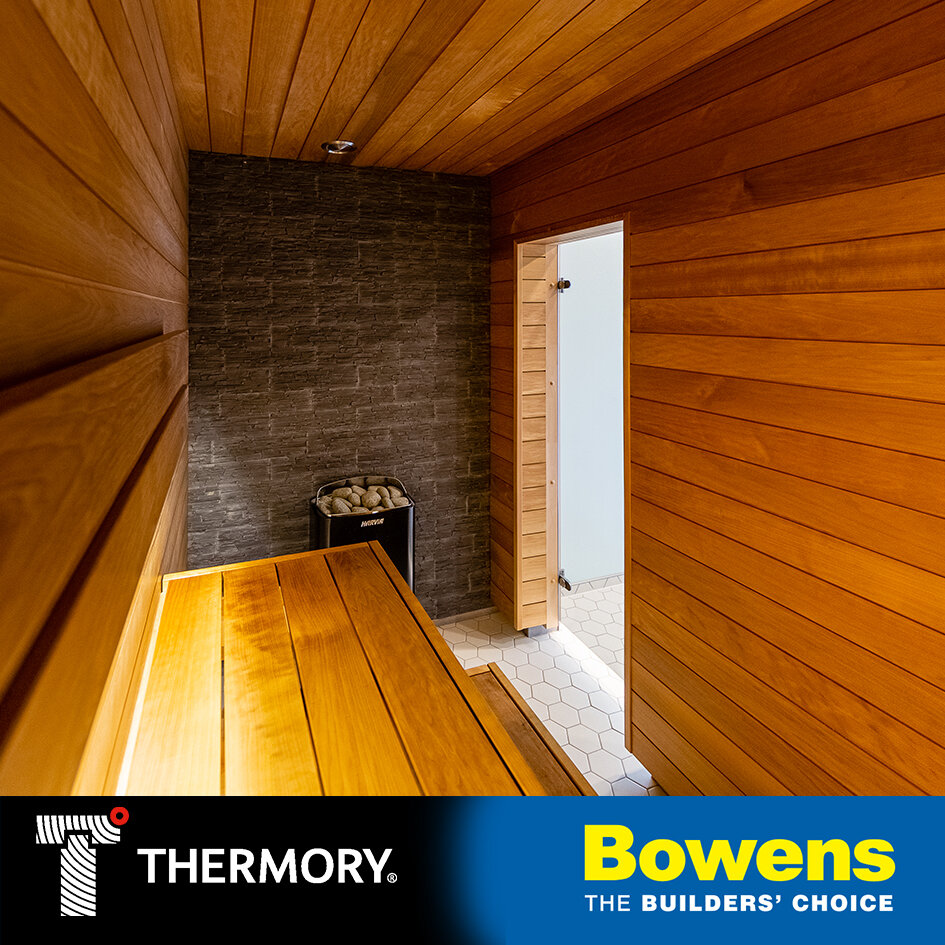 If you're building a sauna or looking to breathe some life into your bathroom, the @thermorydesign Sauna STS4 is perfect for bringing a bold and lively look into your build.

Available online at Bowens!

Photo Credit:
Photographer - Elvo Jakobson
Bui