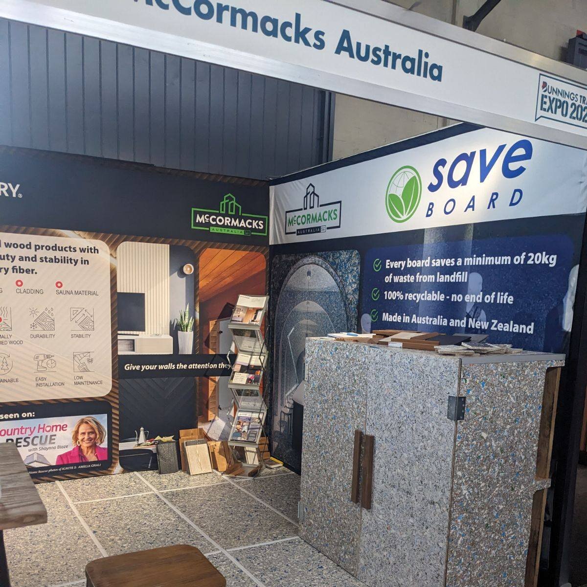 Come see us at the Bunnings Expo Adelaide next week at the Adelaide Showgrounds!
We'll have saveBOARD, Thermory and Magnum Board all on show for you to check out in our booth. We'll see you there!

#mccormacksaustralia #beautifulfunctionalsustainable