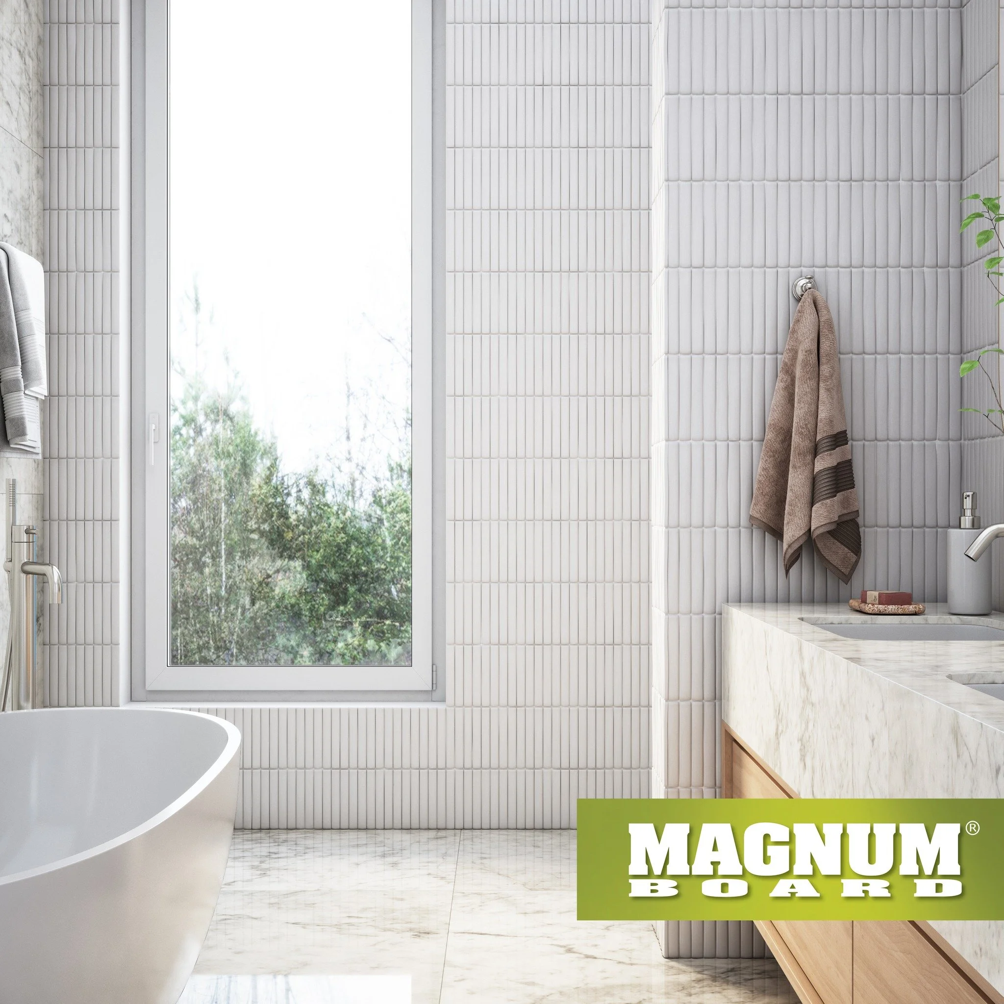 The bathroom for your new build deserves to be built with the best, use Magnum Board!

#magnumboardaustralia #beautifulfunctionalsustainable #sustainabledesign #beautifulhome #beautifulbathrooms #flooringunderlay #foreverbreathespecification #silicaf