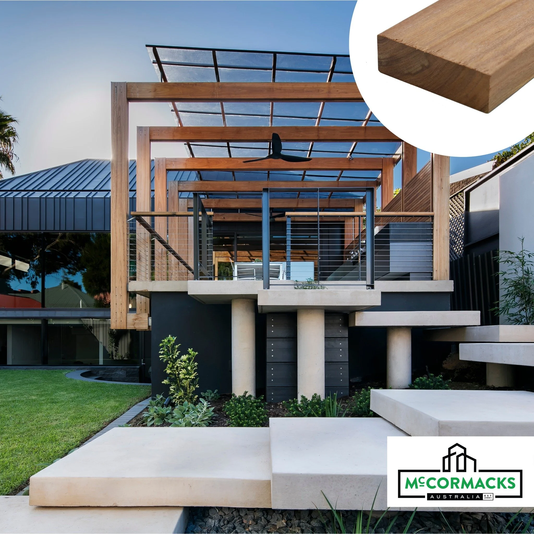 F17 is great to use as exposed beams, pergolas, and garage beams. It'll give your home that beautiful rustic look!

#mccormacksaustralia #beautifulfunctionalsustainable #timber #australianhardwood #structuraltimber #F17 #buildinghomes #timberframing 