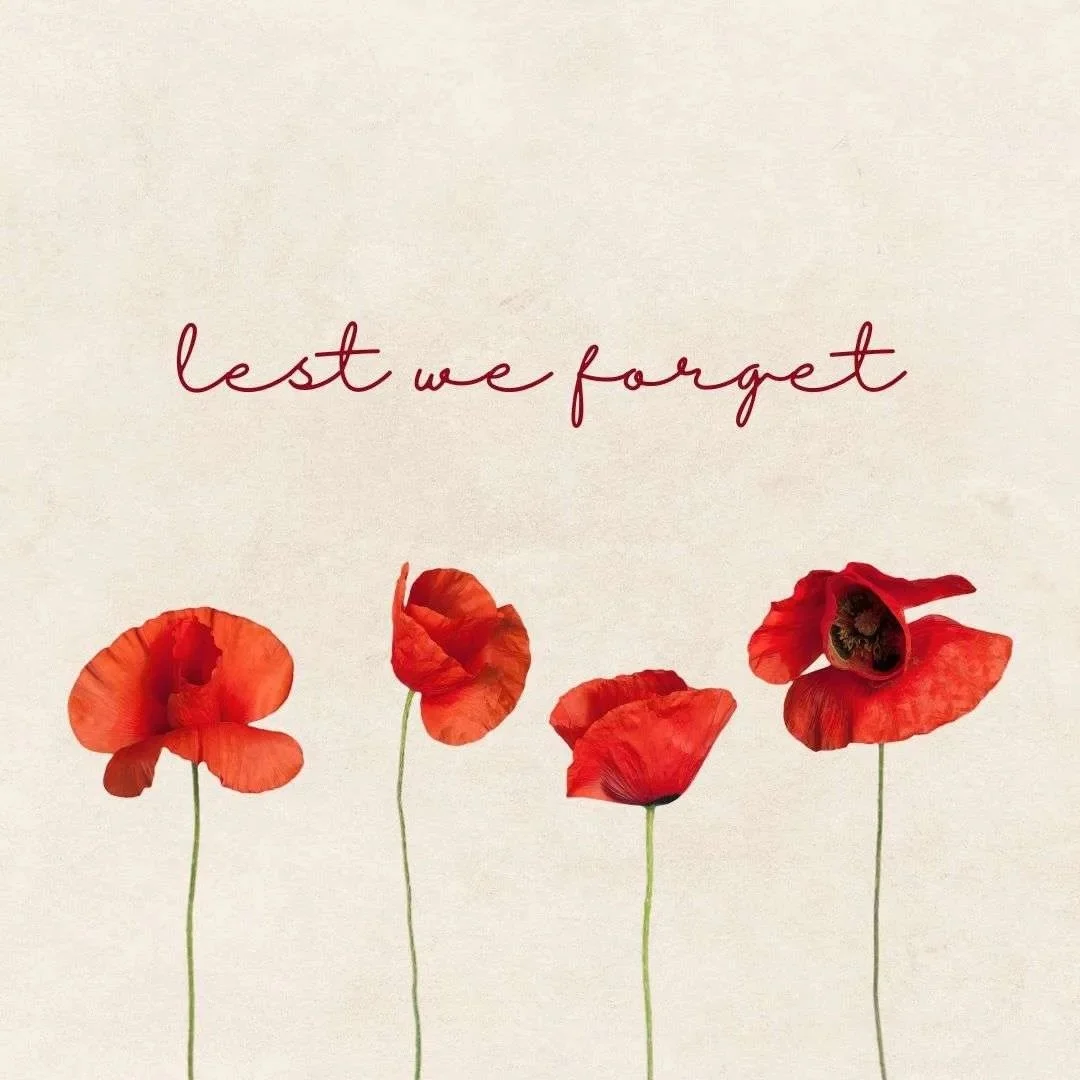 Today we pause to remember and honour the service and sacrifice of all who have served. Lest we forget.