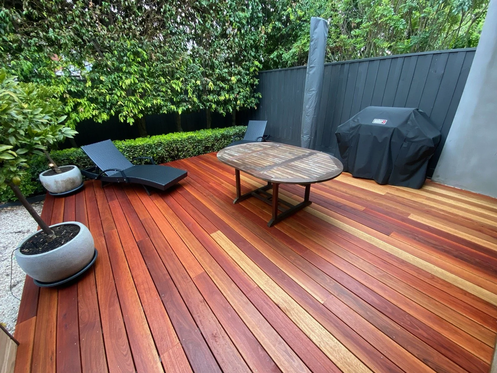 Grey / Red Ironbark Decking