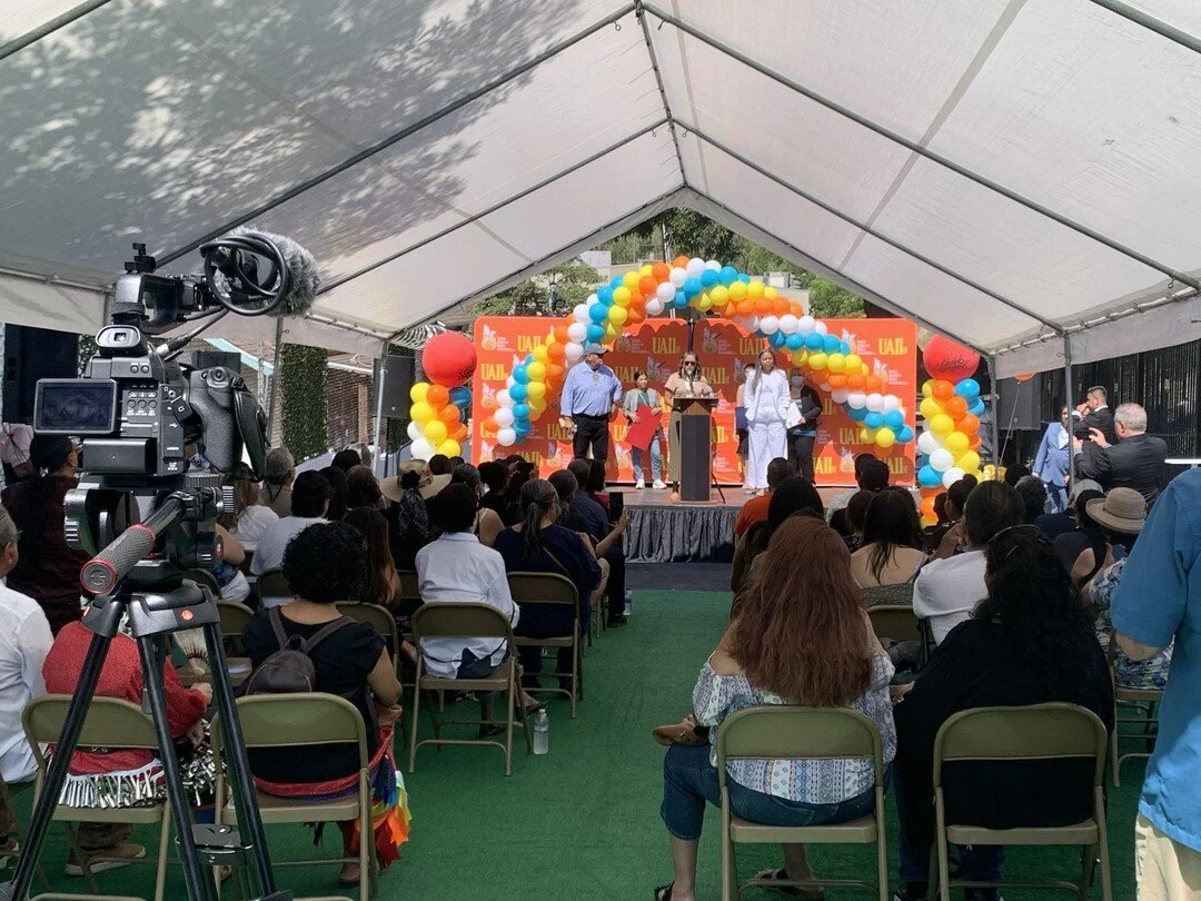 From the balloons and the tent to the microphones and speakers, we were honored to have provided our services for the Grand Opening Community Celebration hosted by @uaii_inc. Congratulations on the opening of your new apartment complex for UAII membe