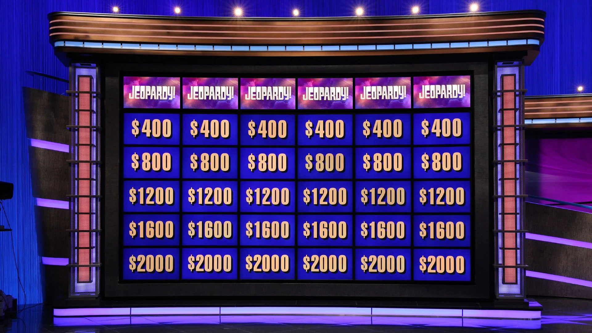 Jeopardy board