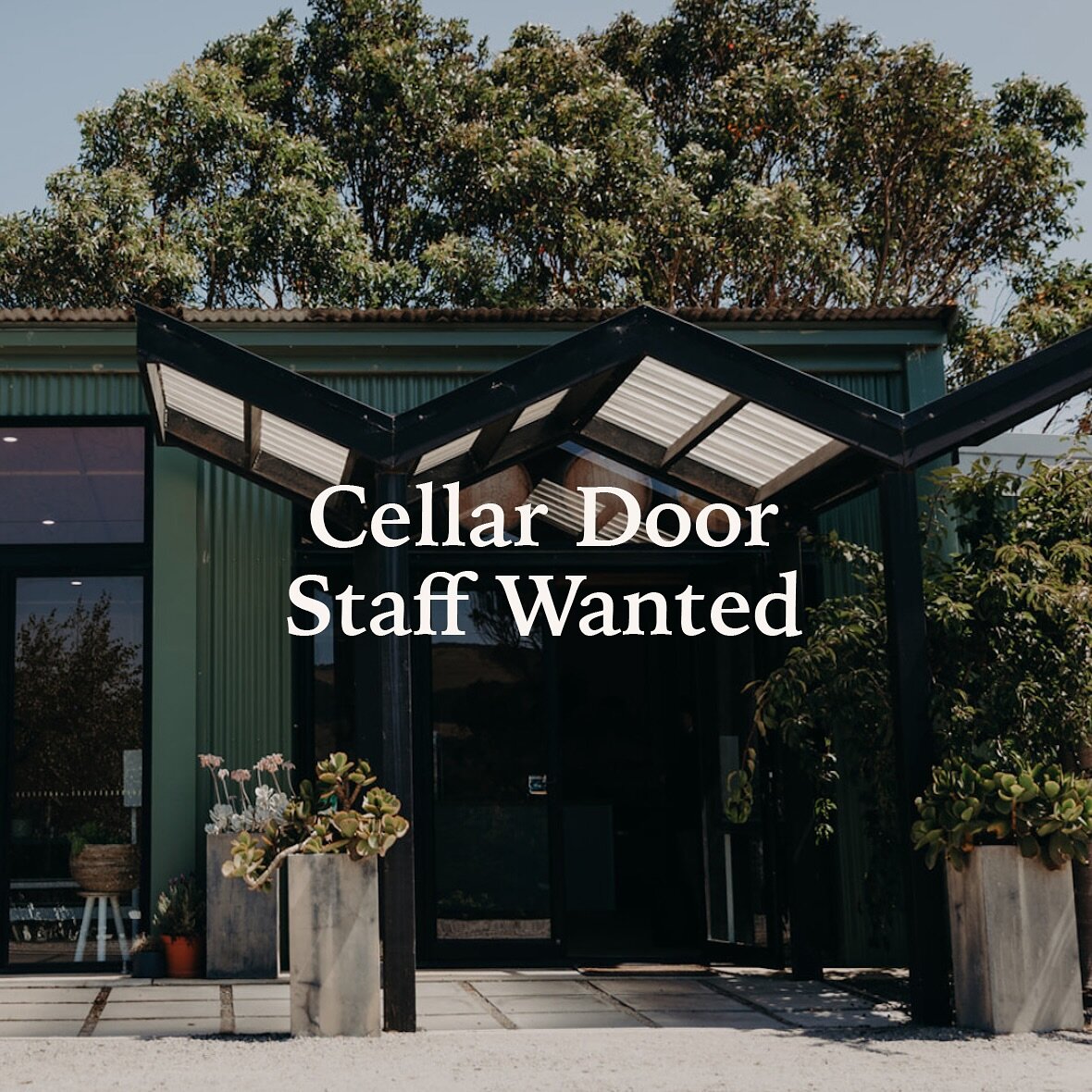 Join our vineyard crew: ✨🍇 Casual Cellar Door Staff Wanted 🍇✨ 

A great opportunity to work at a winery in the heart of South Gippsland. 🍃

What we&rsquo;re looking for: 
✔️ Great customer service and retail/hospo skills. 
✔️ Passion for loc