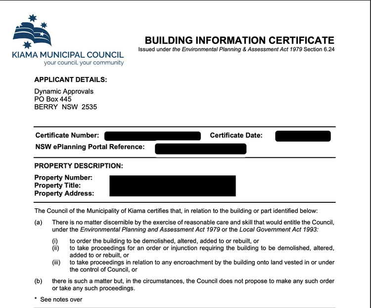 NSW Building Information Certificate: What Happens After 7 Years ...