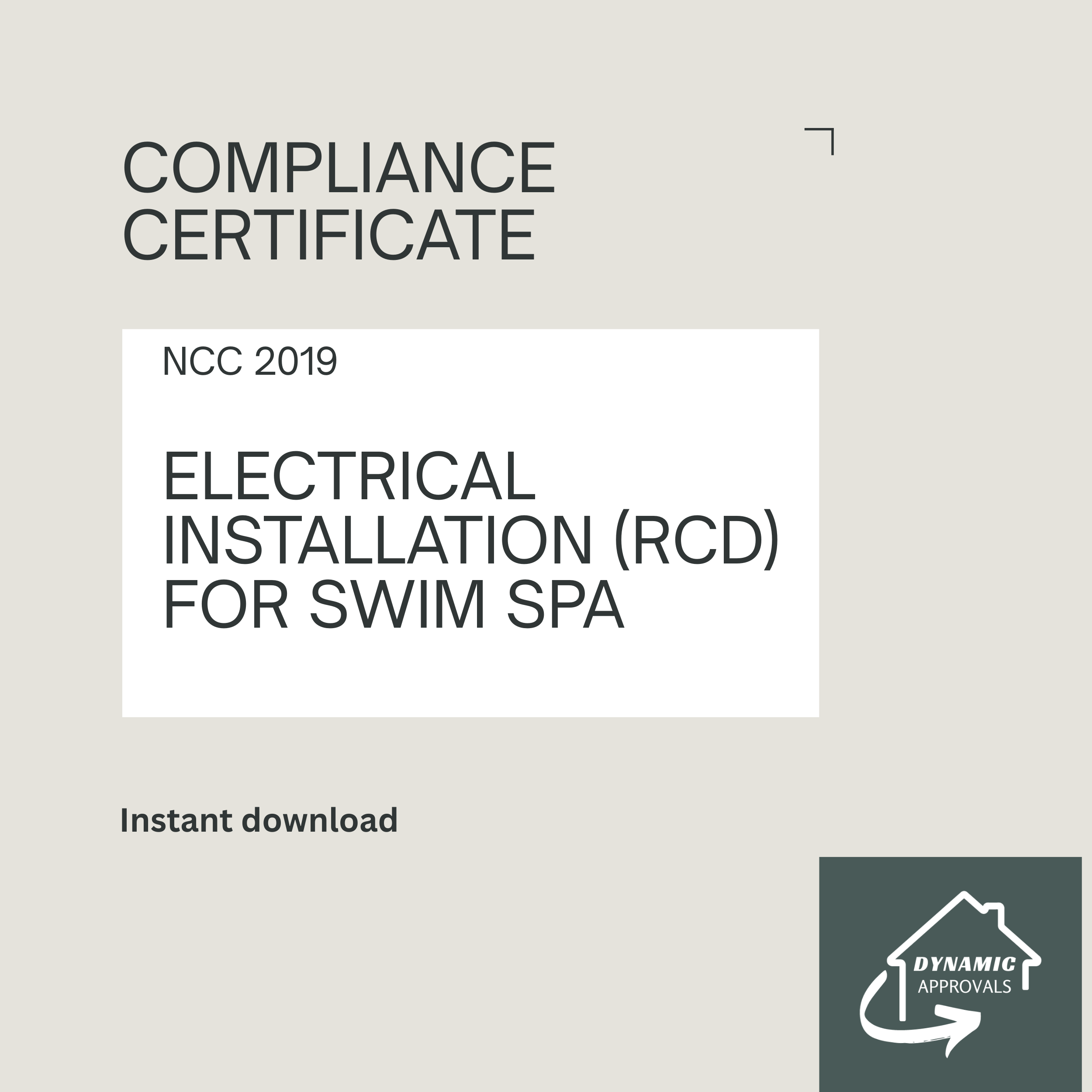 NCC 2019 - Electrical Installation (RCD) for Swim Spa - Compliance Certificate.png