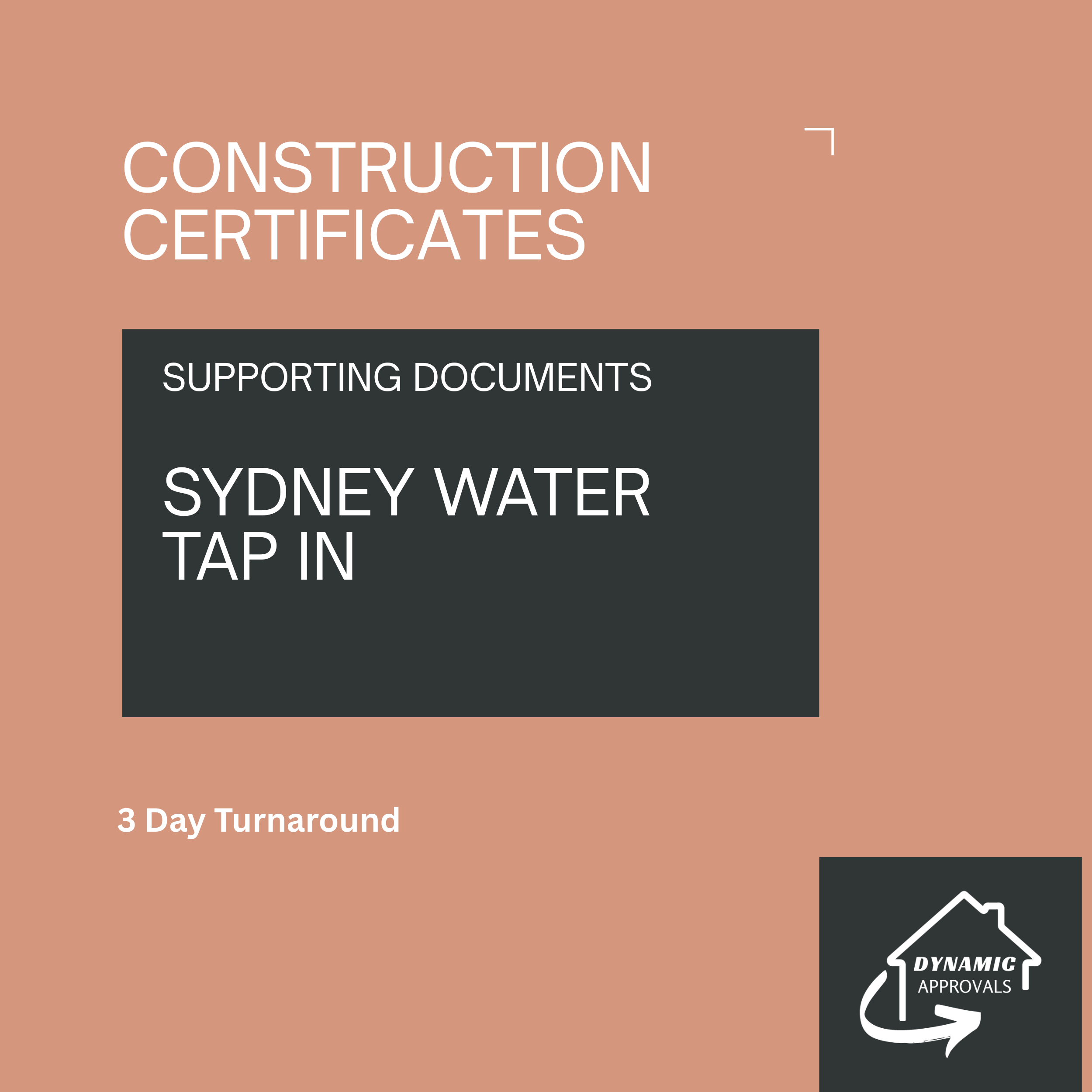 Sydney Water Tap In Service – Required for NSW Sydney Water Property Developments | Fast Assessment & Coordinator Referral