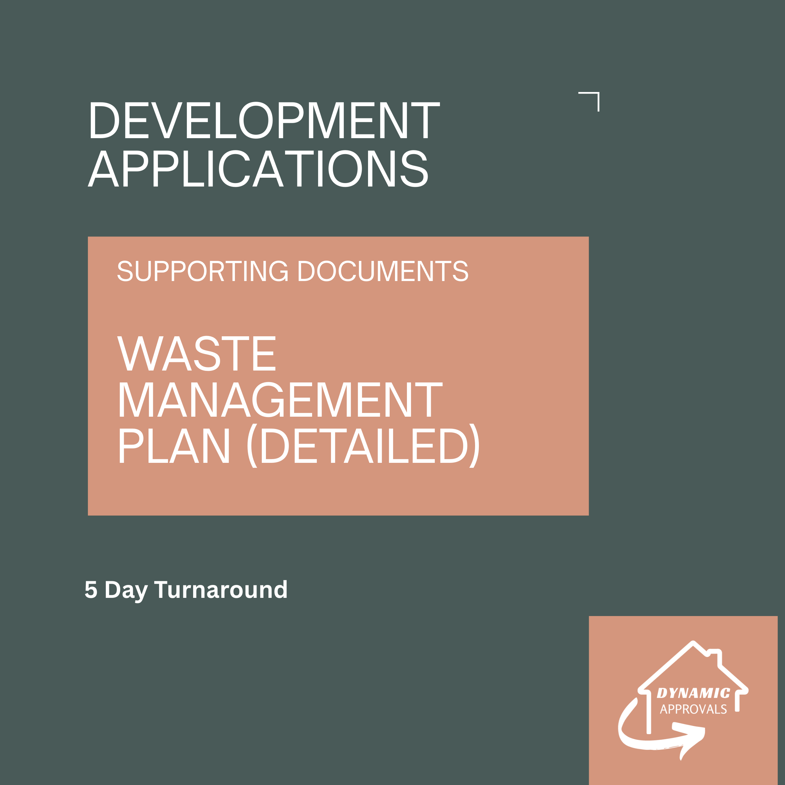 Detailed Waste Management Plan – Multi-Residential & Medium-Density Developments - Customised for your Development Application