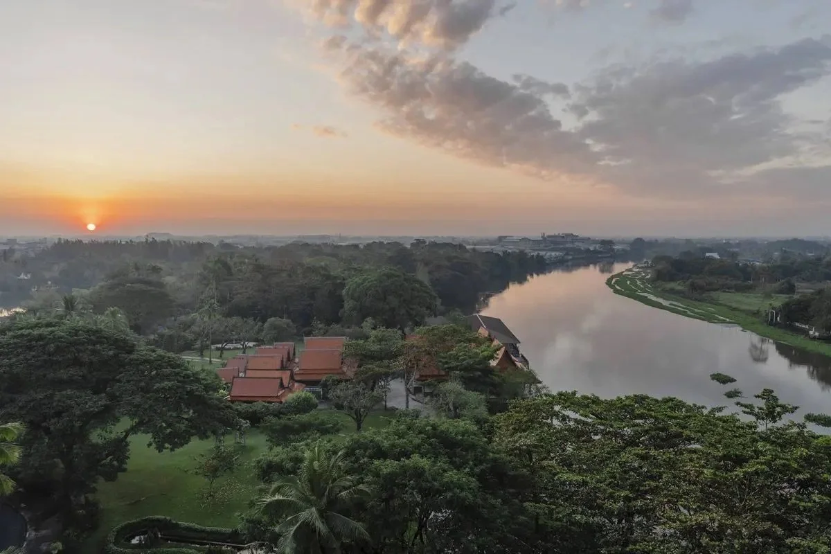 Aerial view of RXV Wellness Village