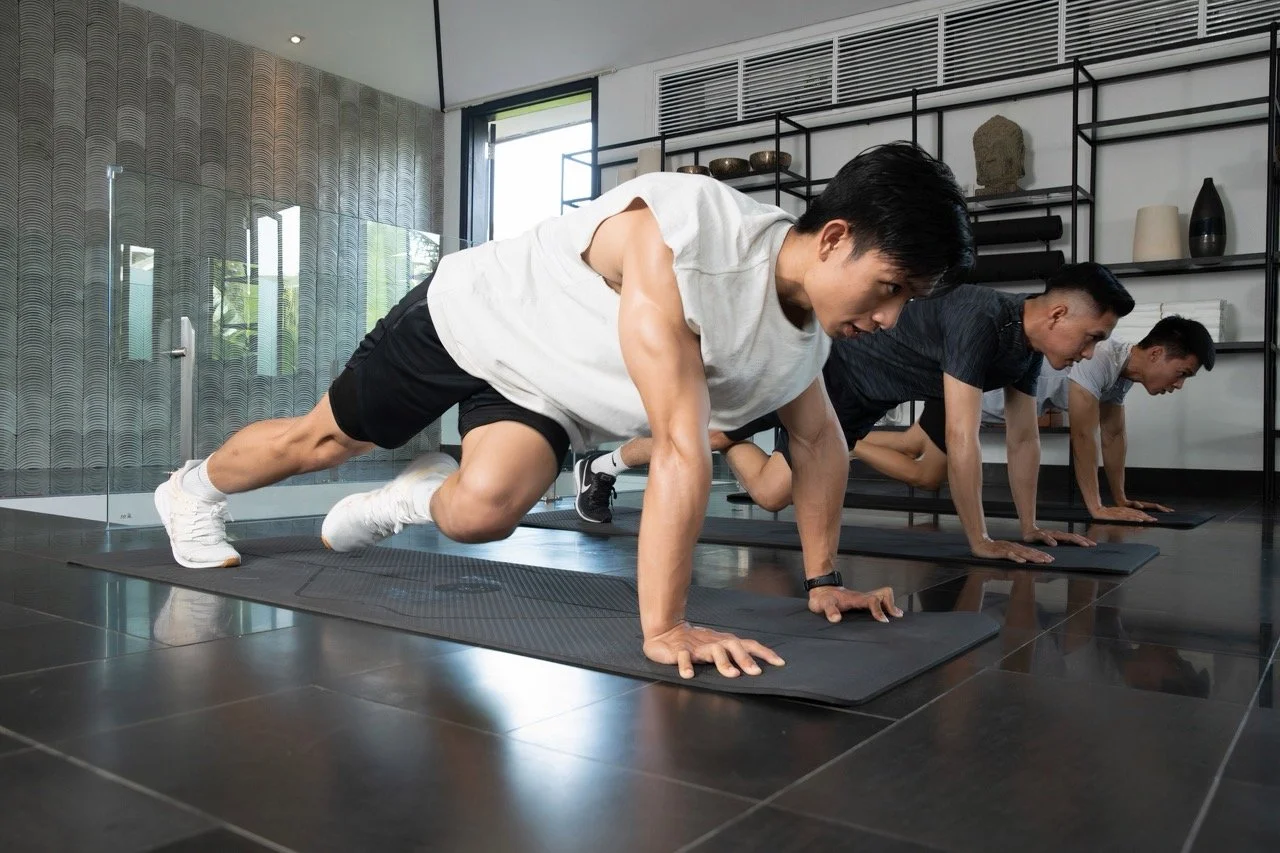 Fitness class at TIA