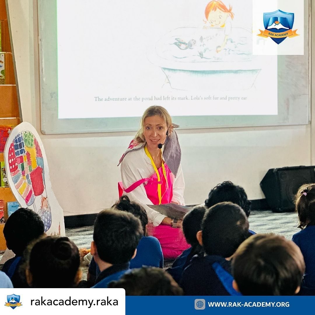📚✨ What an incredible day it&rsquo;s been reading, hopping and building cardboard paper adventures as I was invited back to @rakacademy.raka during their Book Fair Week! ✨📚

We shared Lola&rsquo;s toy bunny adventure, we sang and roared. We hopped 