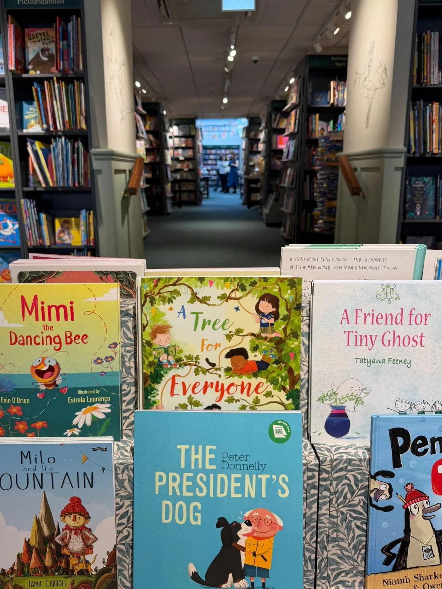 Spotted in the wild - 🌳 A Tree for Everyone on the shelves of Ireland&rsquo;s oldest bookshop @hodgesfiggis in Dublin!

Pic courtesy of my dear friend Elli ❤️Happy Friday everyone.

A Tree for Everyje - written by me, with beautiful art by @scrimmle