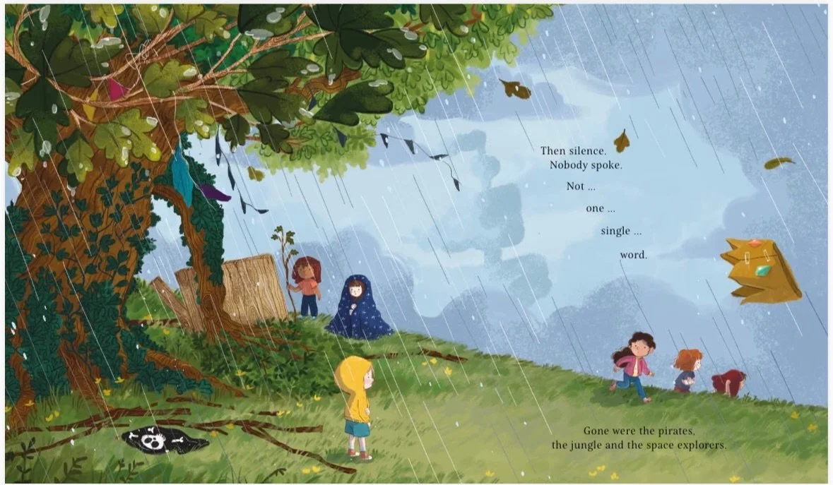 Chaos met by silence. As humans, we have a tendency to land ourselves in one big mess. 

My hope is that, collectively, we learn from it so we can heal and repair, in hopes of building a better tomorrow.

Illustration by the lovely Rosie @scrimmle - 