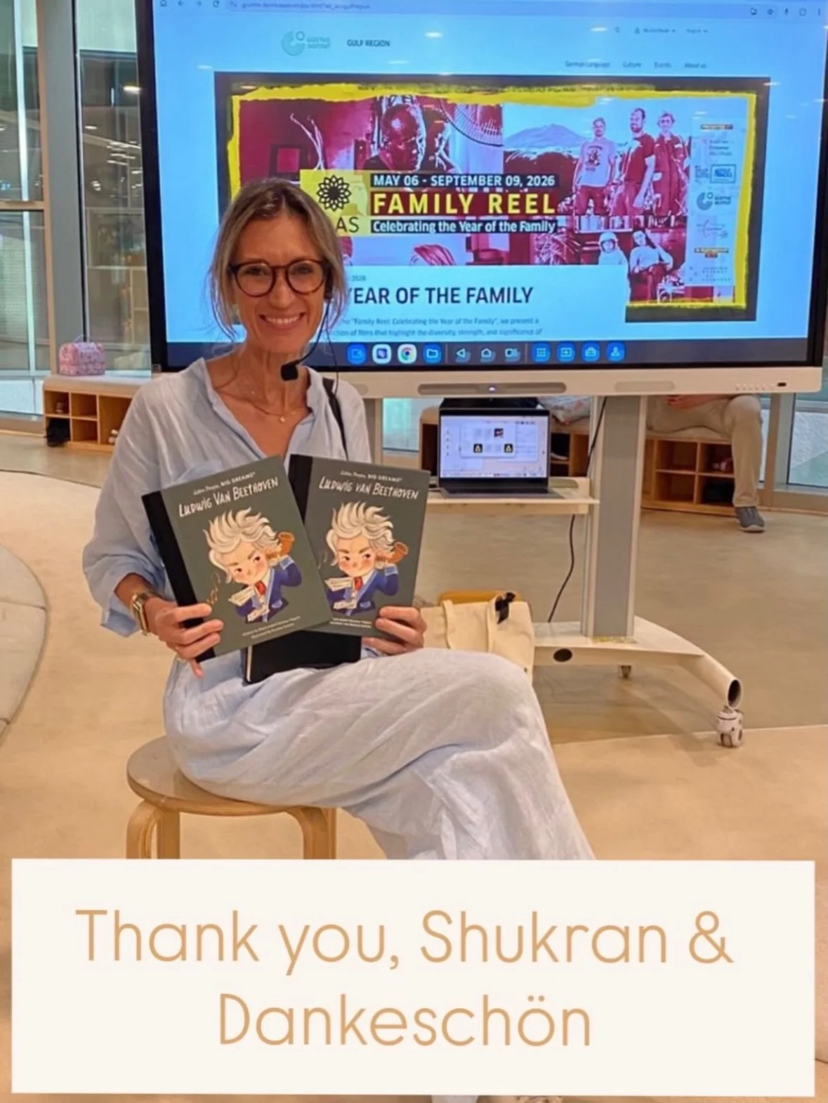 When we talk about sharing a love of stories, I like to think of the many ways they can be experienced and understood - not just through books, but through art, performance, and music.

A few weeks ago, I had the pleasure of collaborating with the Go