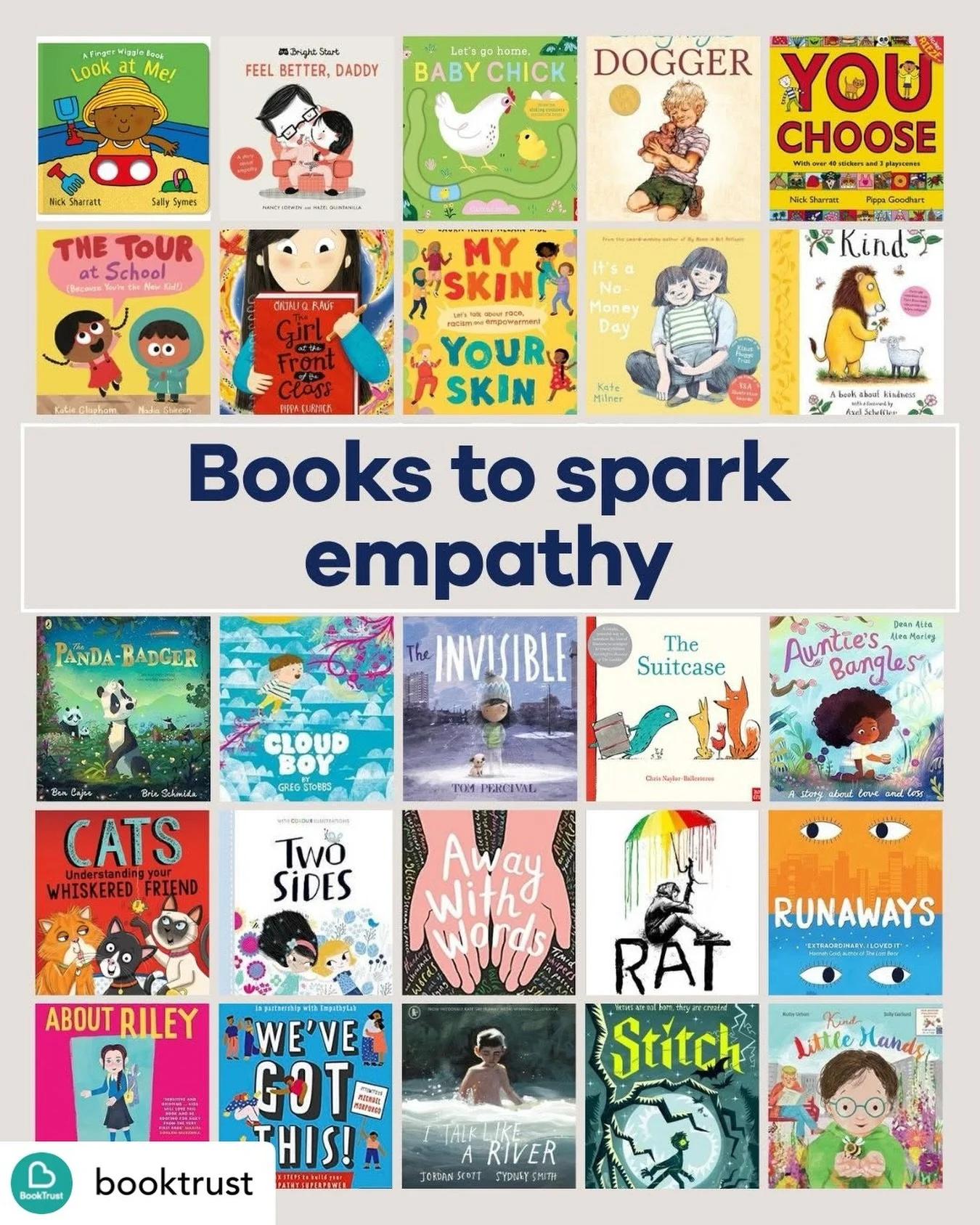 What a great list of beautiful titles. Thank you @booktrust for including Noah and 🐝 story.

Repost: Walking in someone else&rsquo;s shoes is powerful. 

To celebrate #EmpathyDay, we&rsquo;ve put together a selection of books for all ages that shine