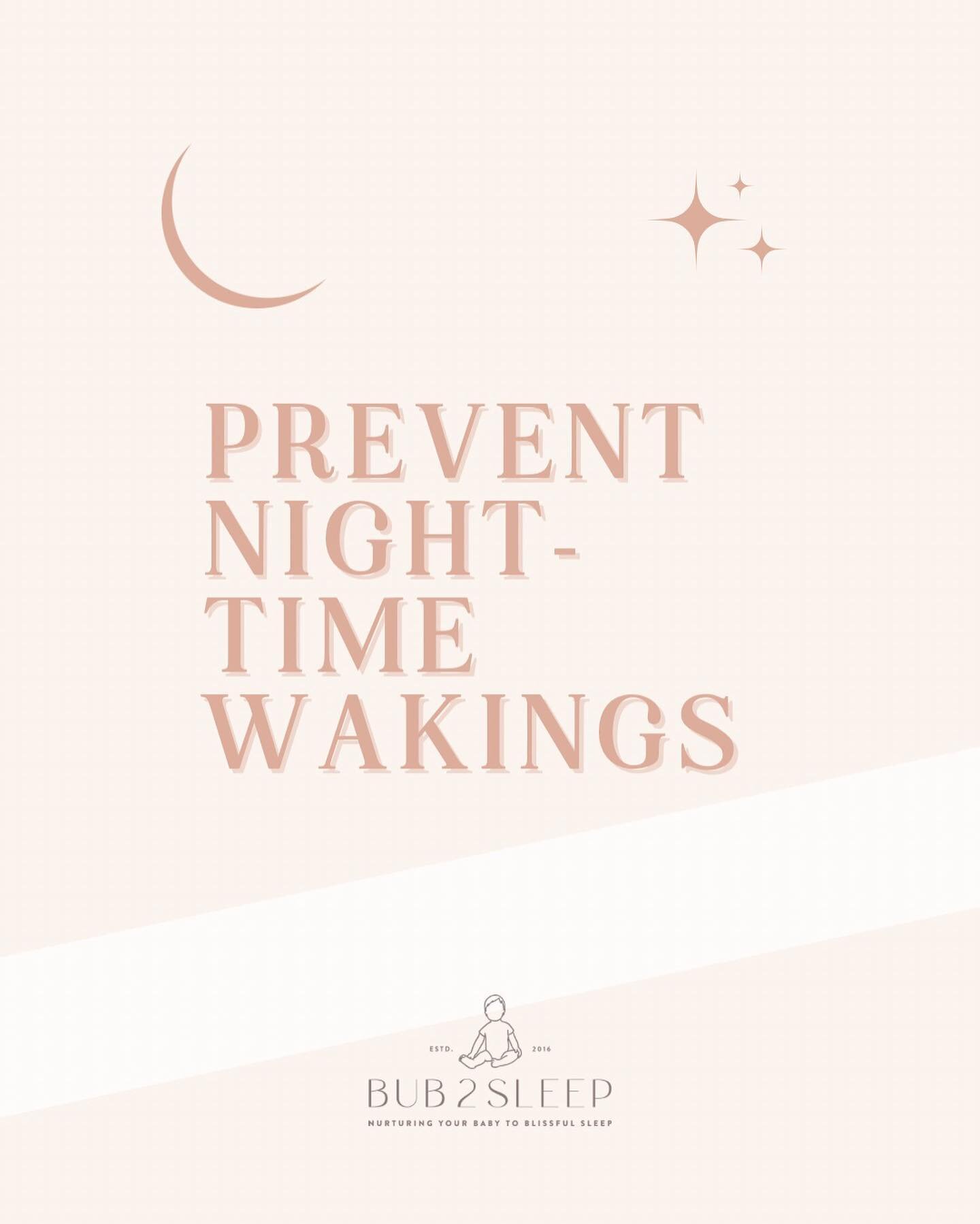 Preventing Night-Time Wakeups 😴 ⠀
⠀
A question that I get asked all the time, &ldquo;My baby always falls asleep fantastically at bedtime, but we are still having night wake-ups.&rdquo; 💤 EXHAUSTING RIGHT? ⠀

BEDTIME is the first place to look. It 