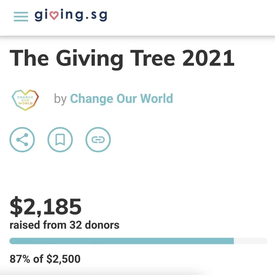 Thank you everyone for your generosity towards The Giving Tree. We came very close to hitting our goal and managed to give 250 happyness boxes to our FDW friends. Our team couldn&rsquo;t have done this without you. So thank you and stay tuned for mor