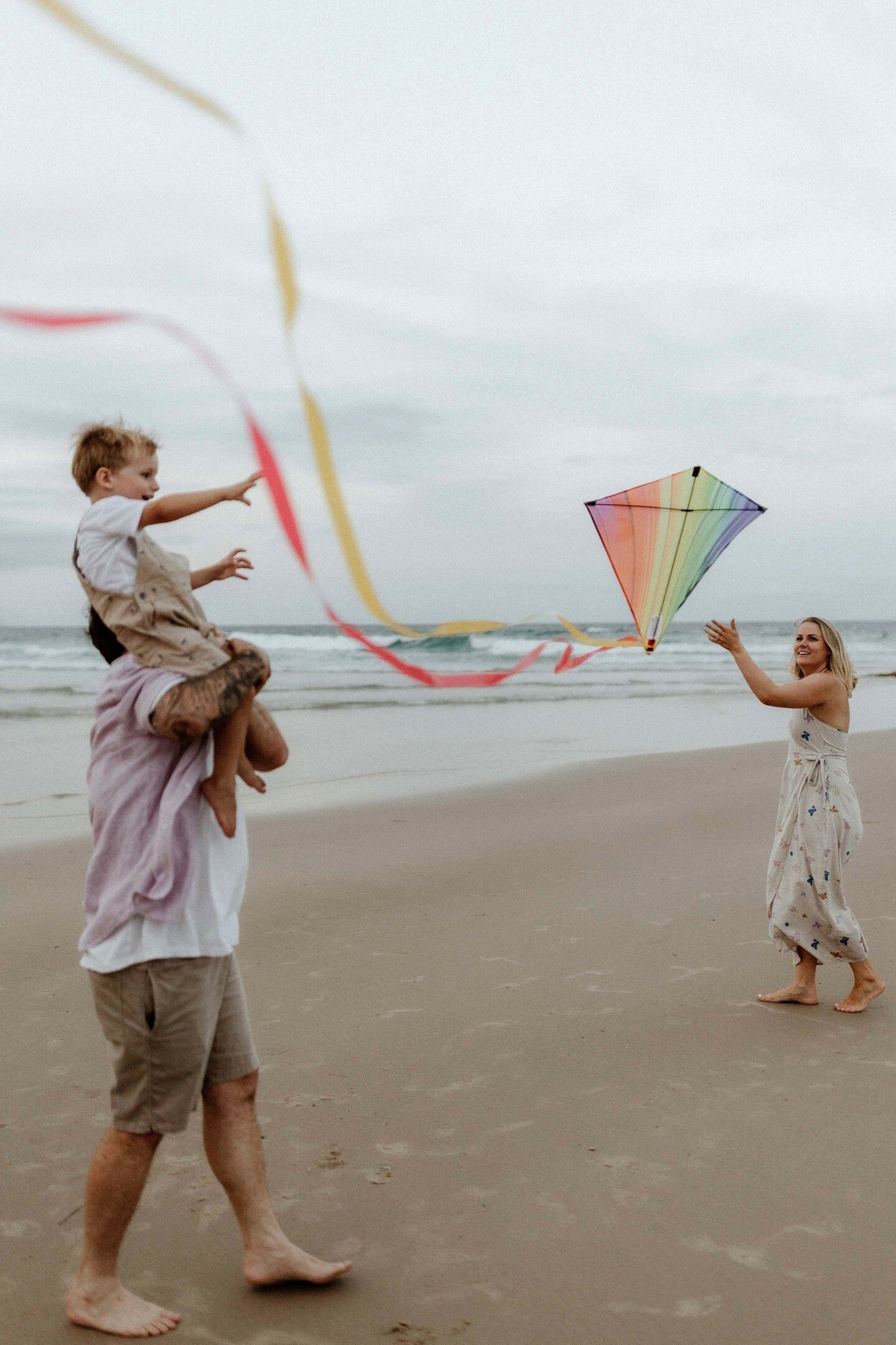 Parenting is like flying a kite&hellip;you do an awful lot of running around
using every breath you have to get your children up off the ground.

And you never feel prouder&hellip;remember how you grinned
The first time you saw your children fly&hell