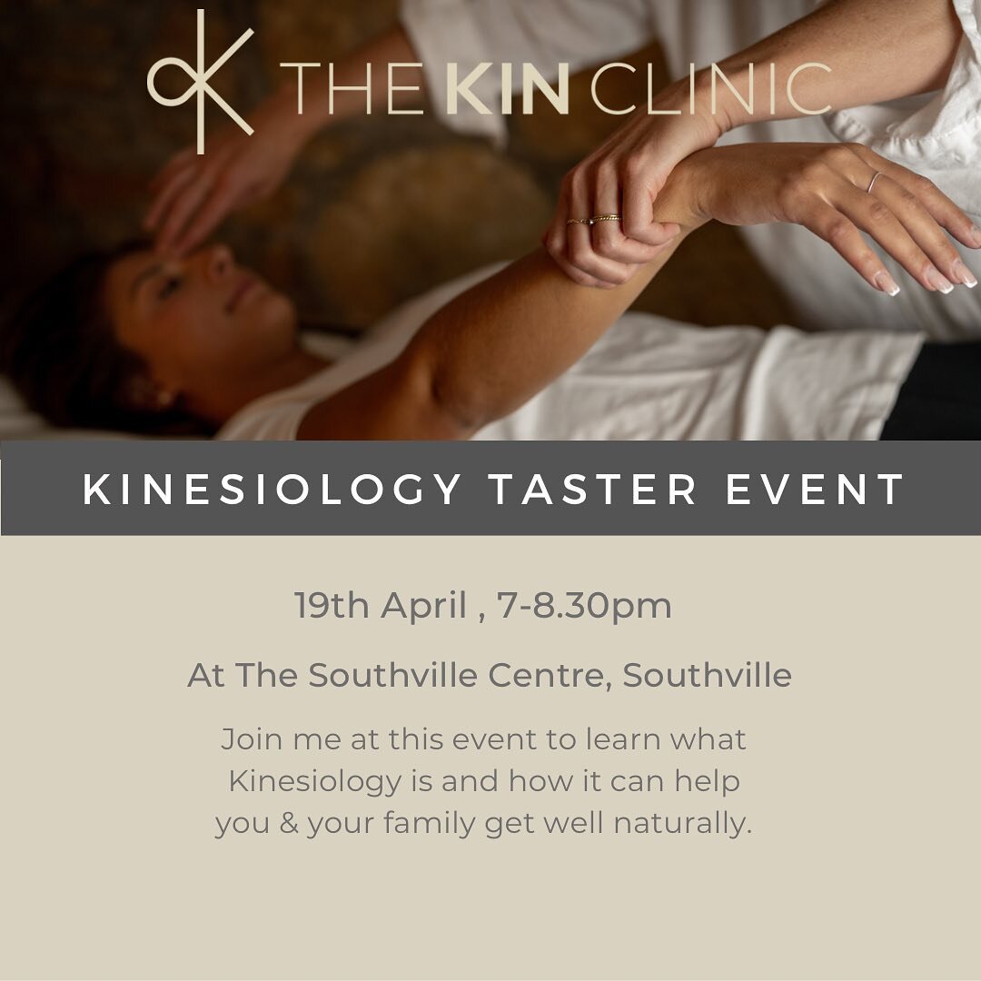 Southville &amp; Bedminster, Bristol&hellip;just 1 week left until my taster event at The Southville Centre.

If you&rsquo;re intrigued by Kinesiology and want to know how it can help your, or your children&rsquo;s health, then please do come along.

