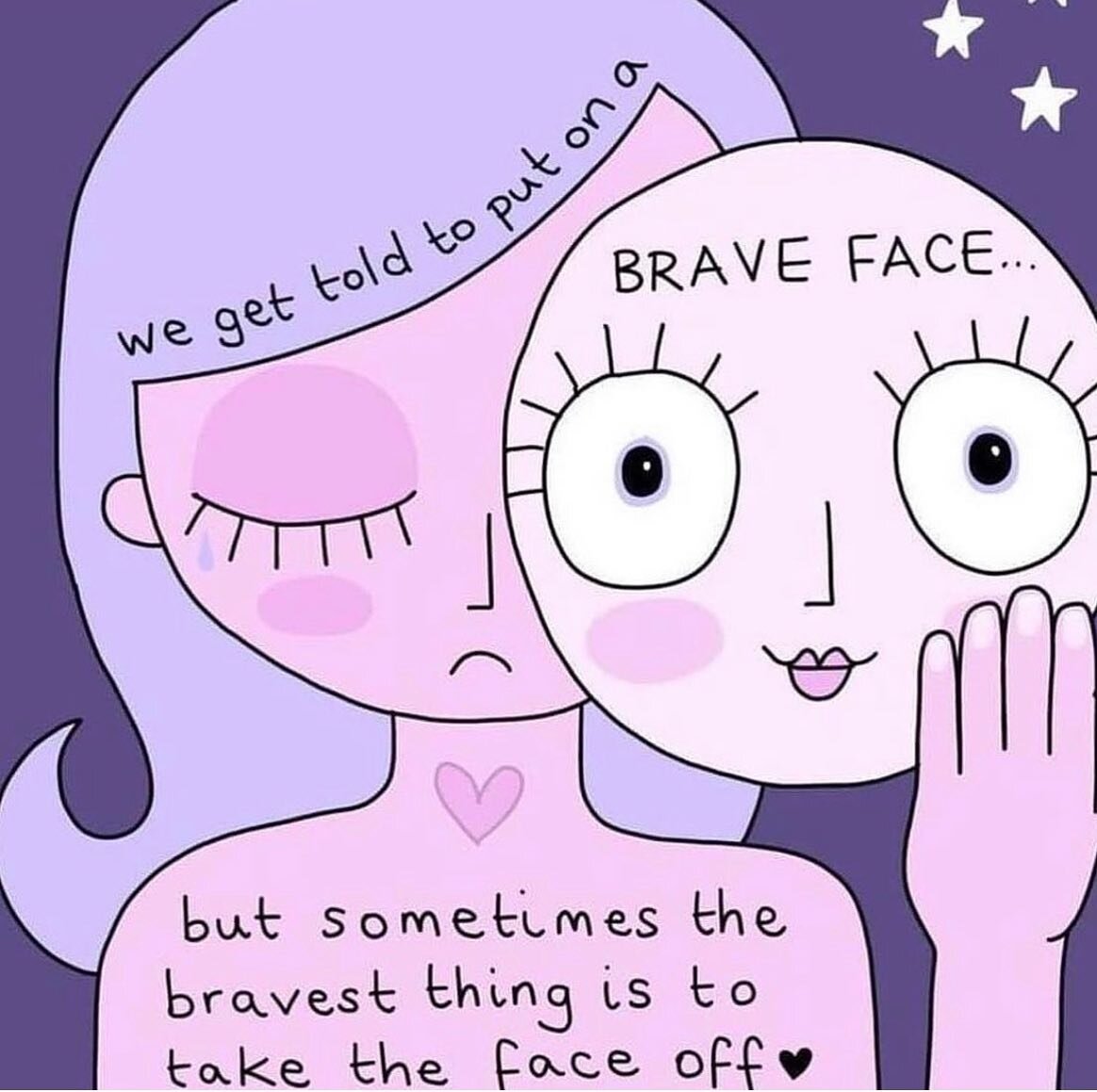 It&rsquo;s ok to not be ok but that doesn&rsquo;t mean you have to put up with feeling terrible. Take the brace face off. 
#worldmentalhealthday