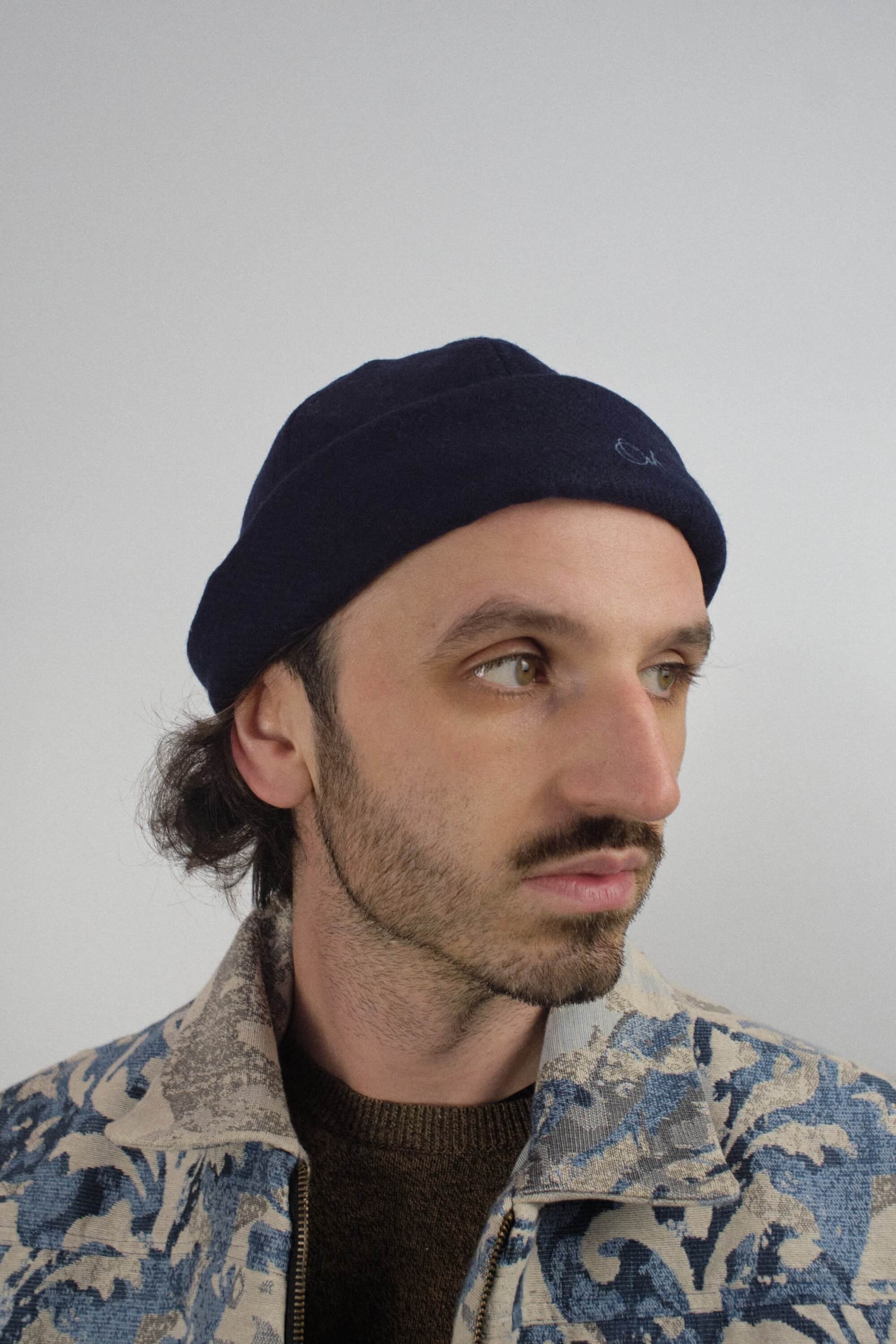 Order Materia Docker Hat BLue Wool Model (2).jpg