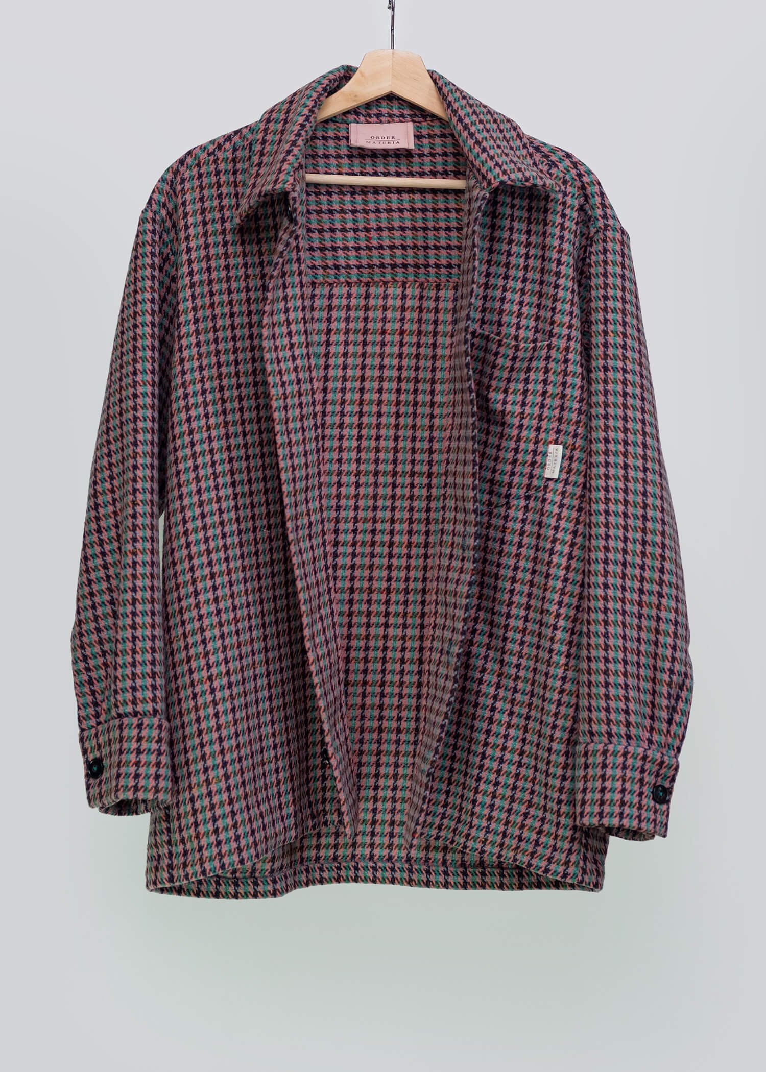 Men’s Chocolate and Oatmeal Check Over Shirt by Order Materia — Order ...