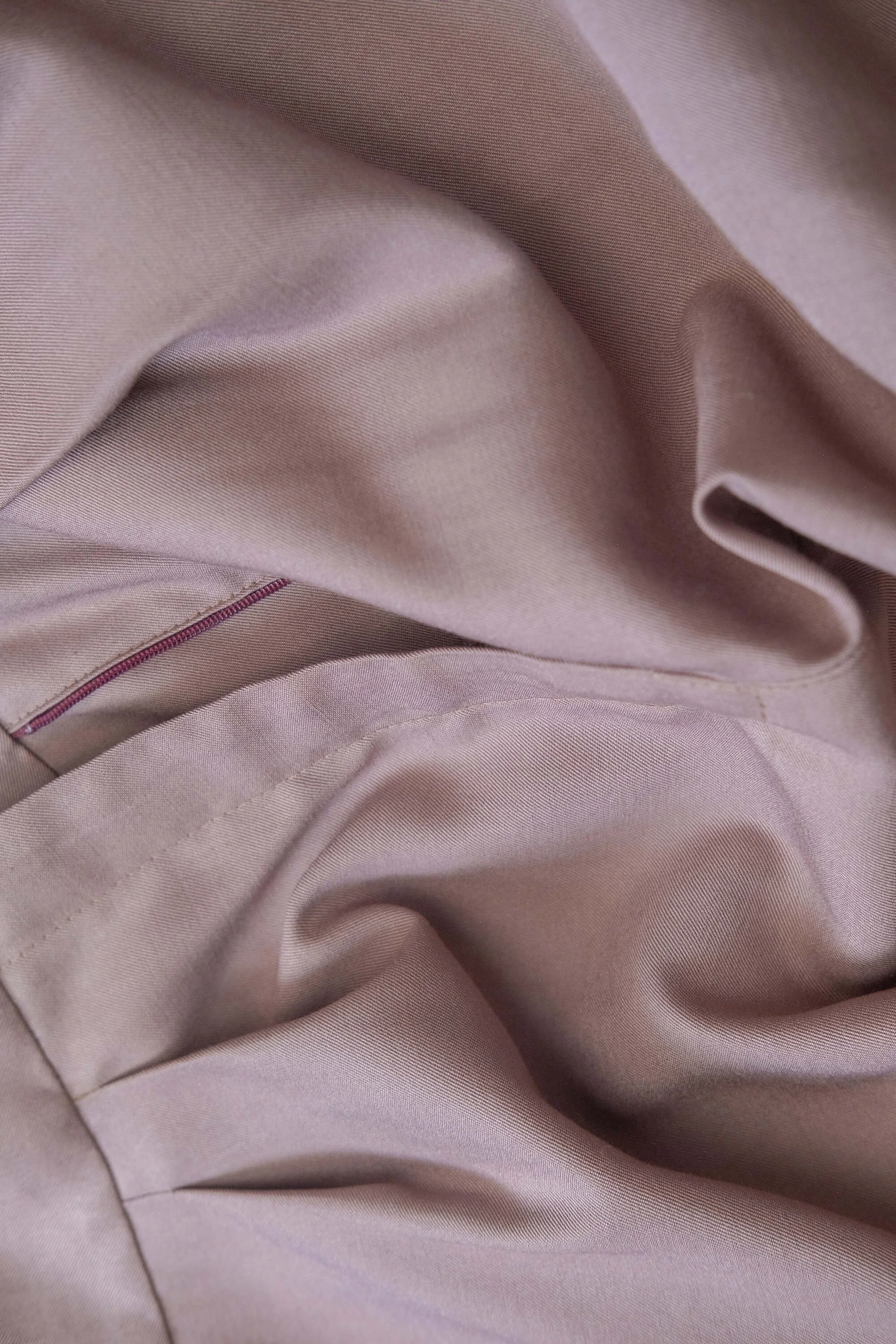ULTERIOR/WOOL WASHI H/B TUCKED TROUSERS