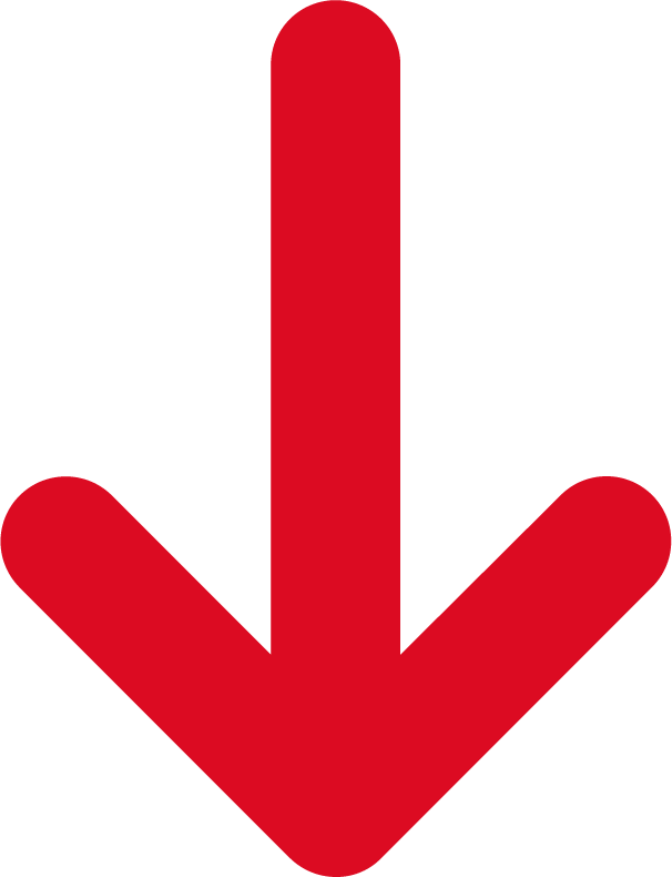red down arrow