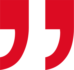 Large right quote mark
