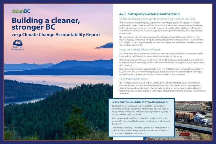 BC’s New Climate Change Accountability Report Highlights Hydra Energy