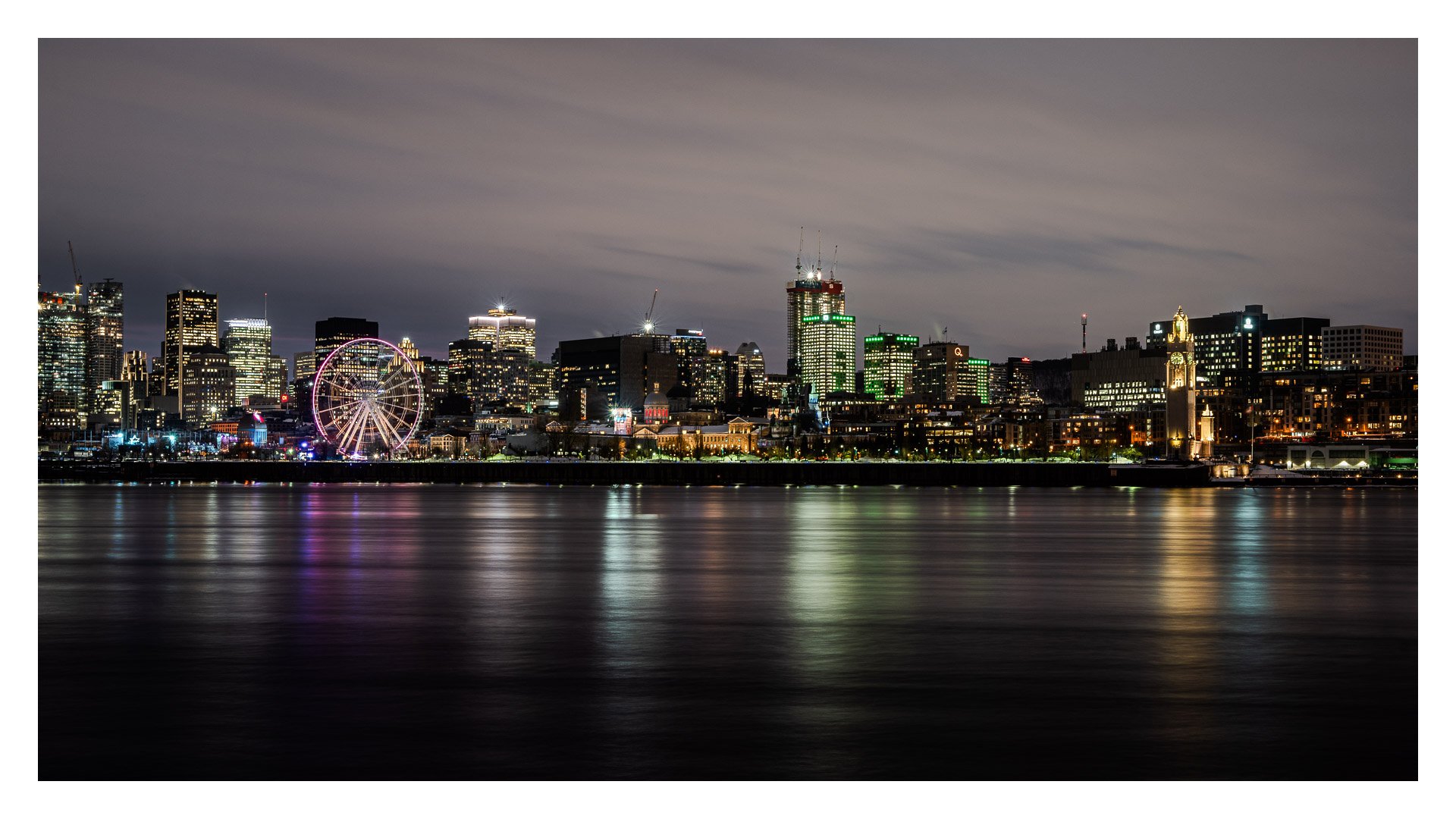 MONTREAL SKYLINE BY NIGHT