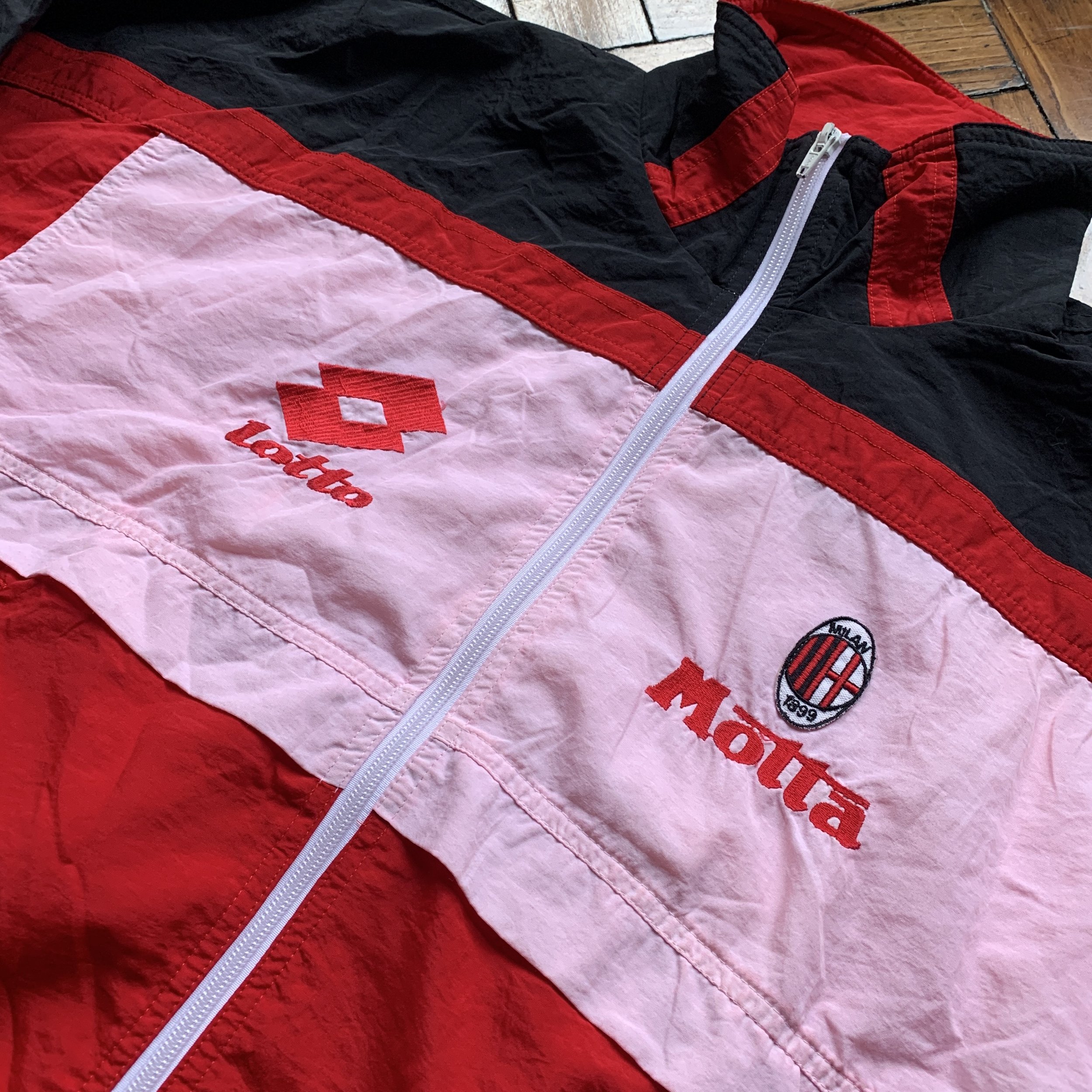 møbel lysere Snuble AC Milan Jacket (M) — Vintage Kit Co.