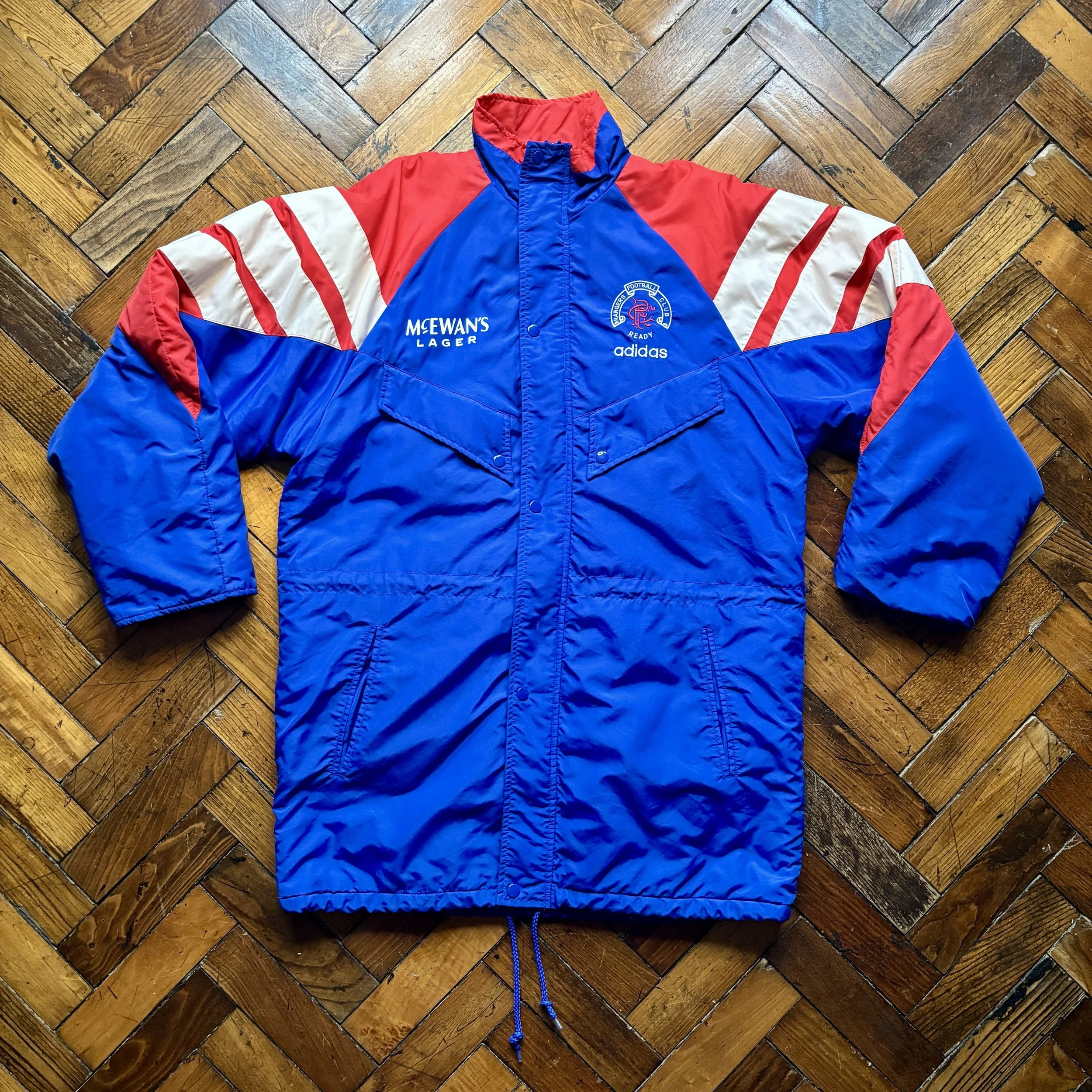 92/94 Rangers Bench Coat (L) — Vintage Kit