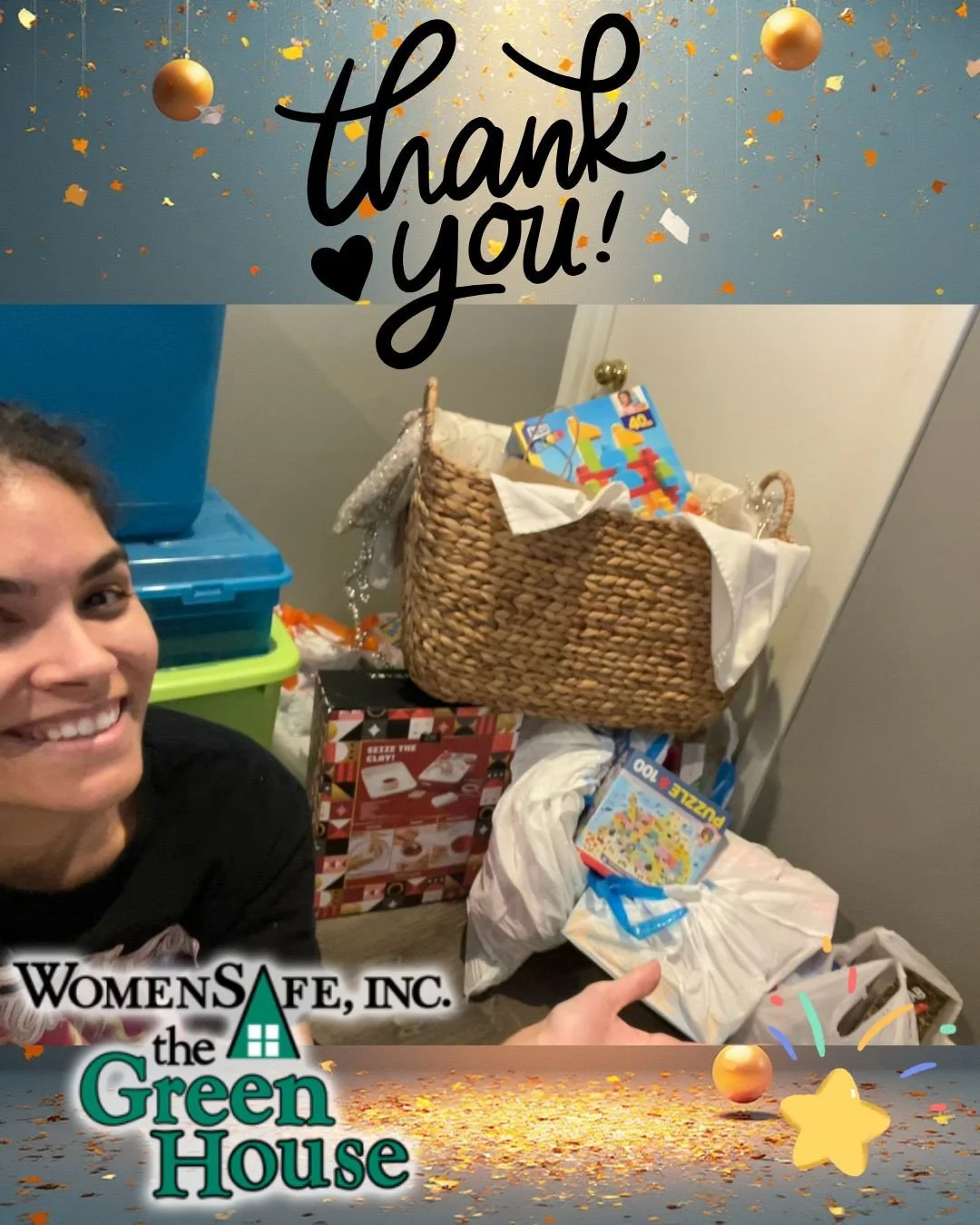THANK YOU, GEAUGA COUNTY! 💜⁠
⁠
Our November donation drive for WomenSafe has come to a close, and we are OVERWHELMED by your kindness.⁠
⁠
Our donation box was filled 10 times over! Kat couldn't fit all the items in one picture!⁠
⁠
Because of YOU, ch