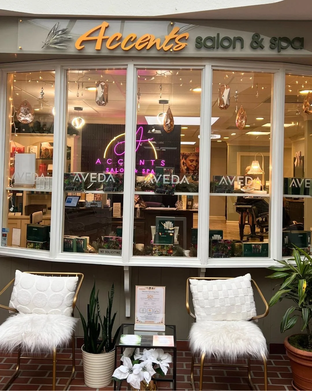 🎉 The deals are HERE! Our Holiday Open House starts tomorrow, December 3, and runs through December 6, 2025, and we're rolling out the red carpet (and the savings!)⁠
⁠
HERE'S WHAT'S HAPPENING:⁠
🎁 25% off Aveda products⁠
💄 30% off Jane Iredale make