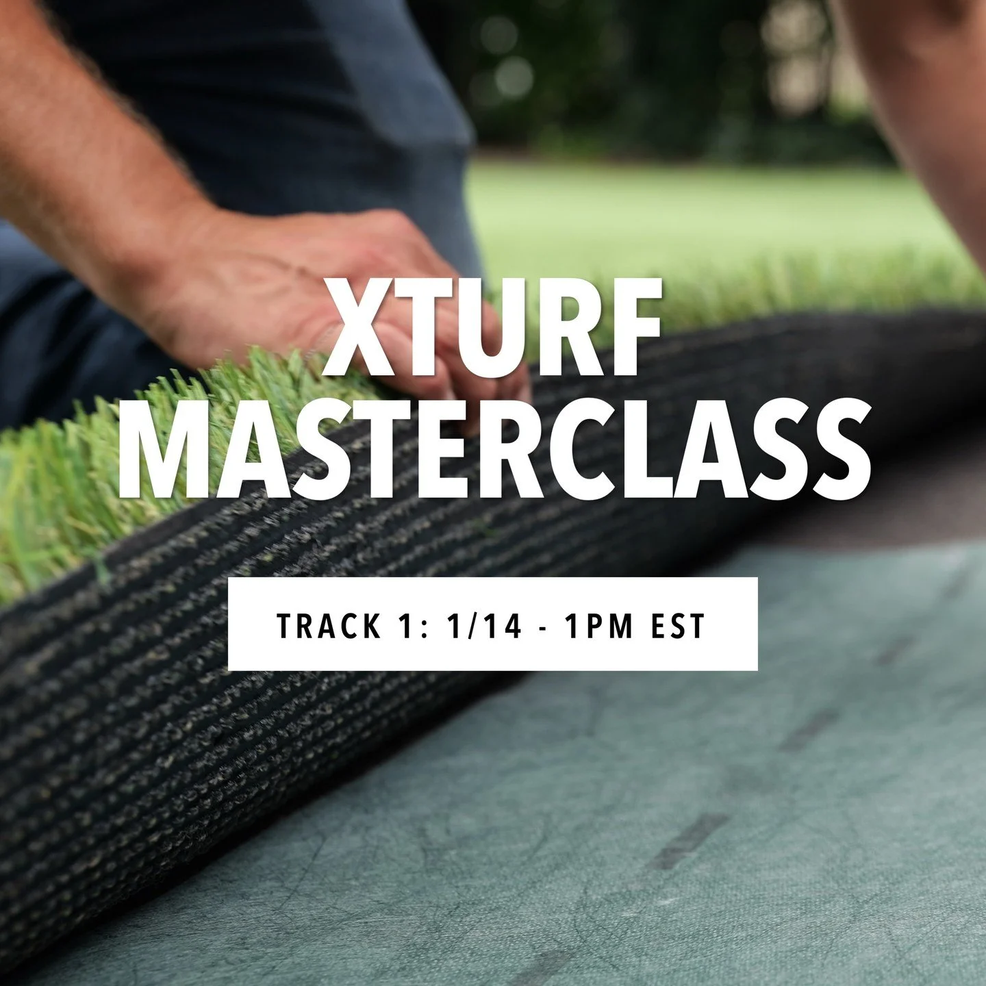 ⏰ The first track in our Xturf Masterclass series is tomorrow (1/14) at 1PM EST -- and there's still time to register! Whether you're a dealer looking to train your staff or a contractor prepping for a busy year, these quick, info-packed broadcasts w