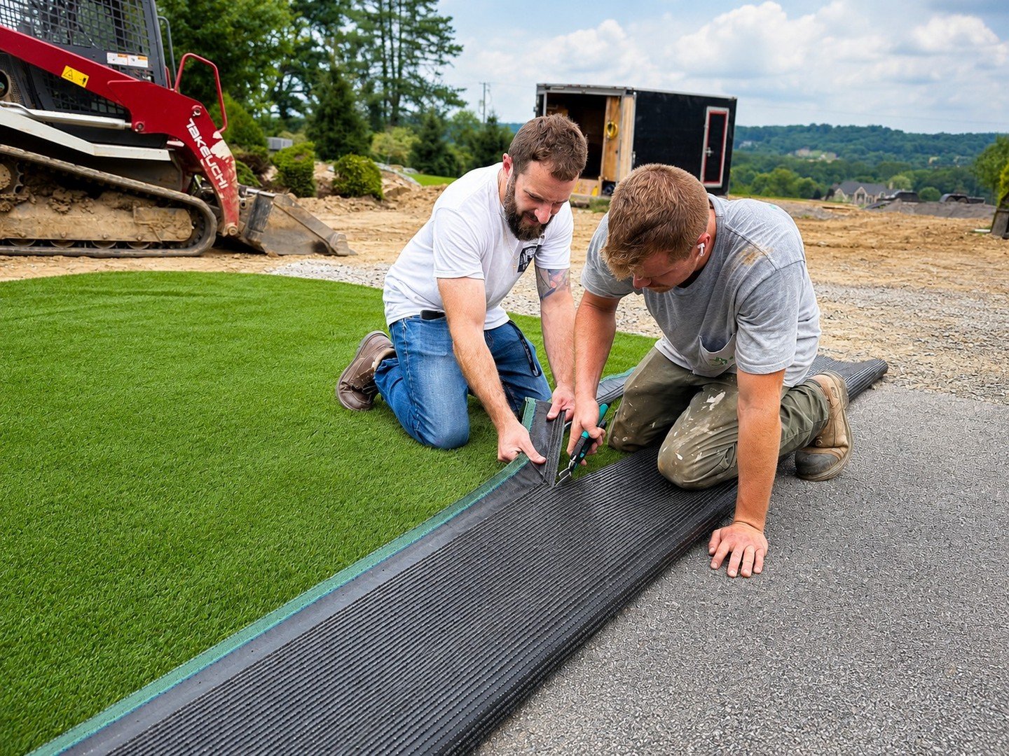 Every contractor has their go-to method for cutting and seaming artificial turf.

On a recent Xturf installation, AJ tested a new cutting tool that helped make the process more efficient. (Check out the photo 👀)

Now we're curious:

What's your pref
