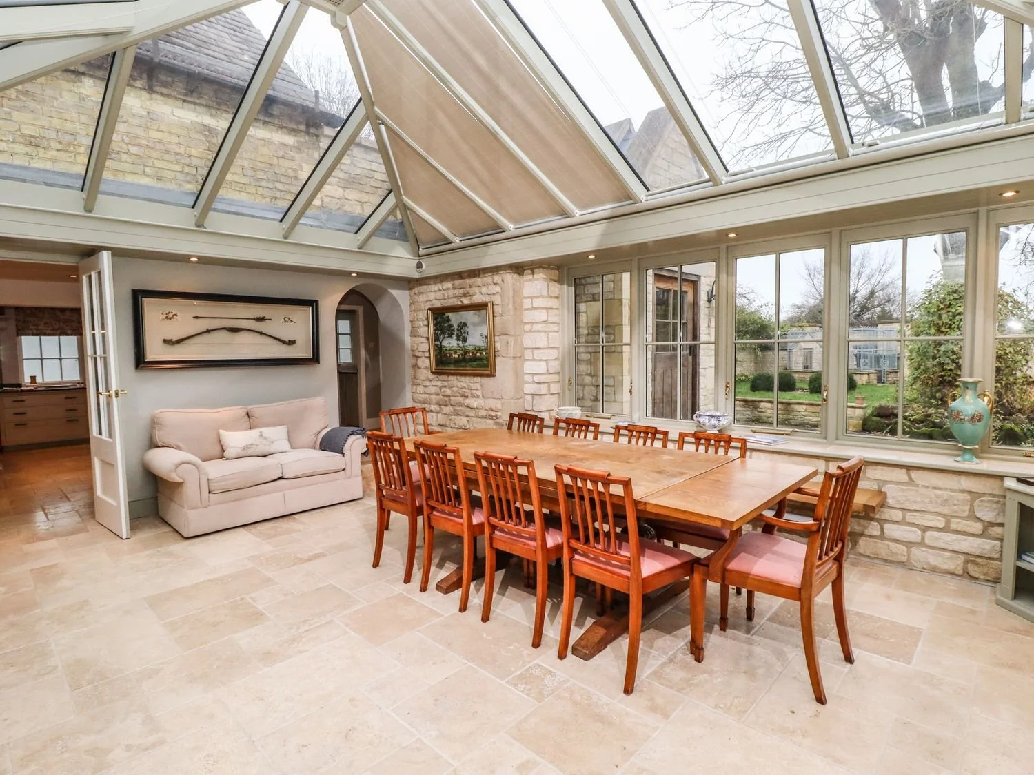 Inside the Orangerie at the Glebe