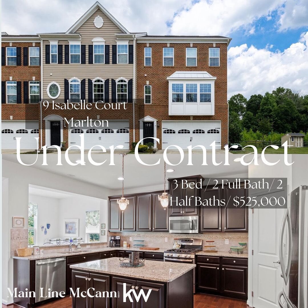 💯 We are officially #UnderContract at 9 Isabelle Court, Marlton NJ!

👌🏼Helping buyers and sellers on both sides of the bridge!  Back to back Jersey deals under contract!

🤝Congratulations to my clients who used me to sell their home and then imme