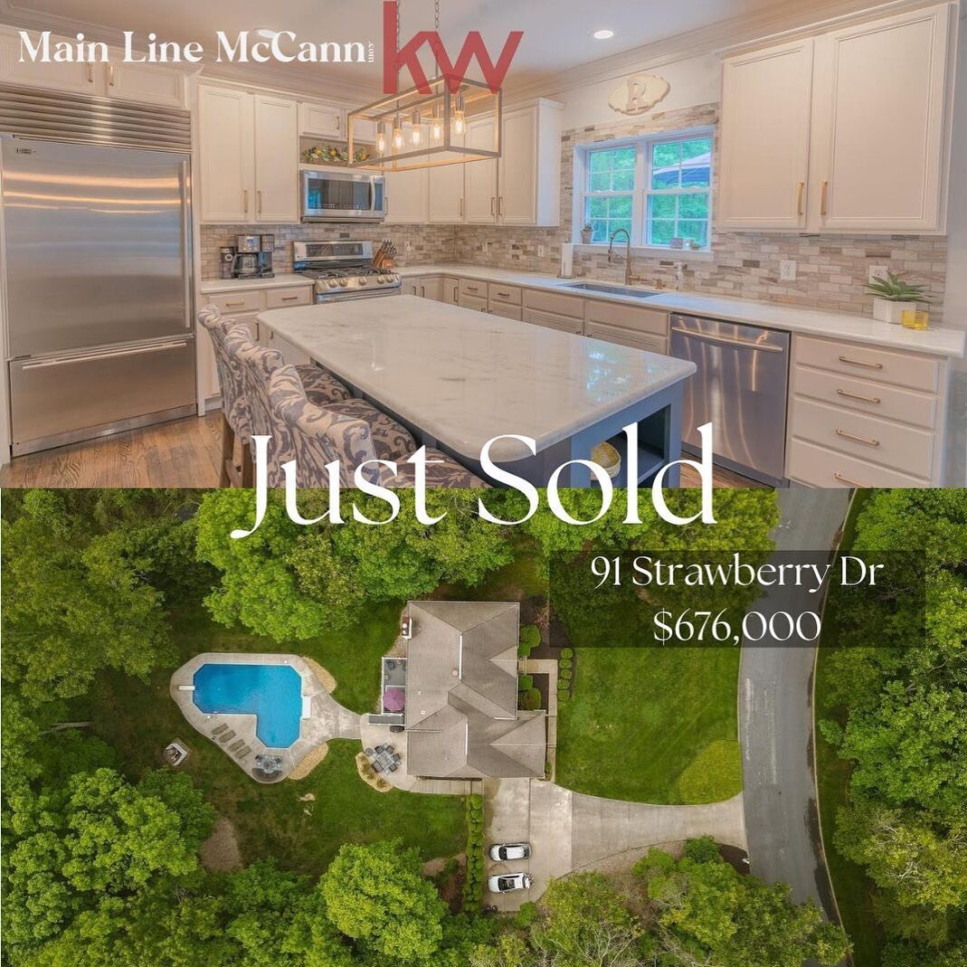 💯#JustSold 91 Strawberry Dr, Shamong, NJ!

👌🏼 Over ask!

👫 Congratulations to my sellers who are now moving to Marlton! We&rsquo;re set to close in 2 weeks.

📲 Have questions about how to take advantage of the current real estate market?  Reach 