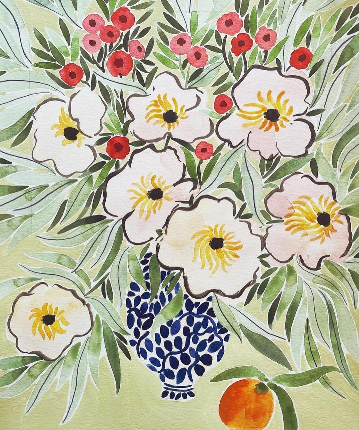 So looking forward to our next class&hellip;

Water colour paints and coloured pencils with Copenhagen based artist, @lapoire_imaginaire 

On the 14th May 2024, 8-9.15pm BST

Join Anine Cecilie Iversen for a colourful workshop, painting spring flower