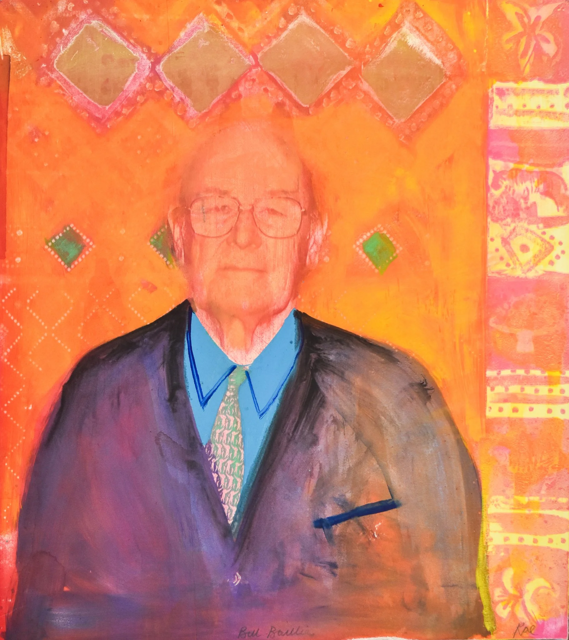 Bill Baillie 2, 70 x 62cm