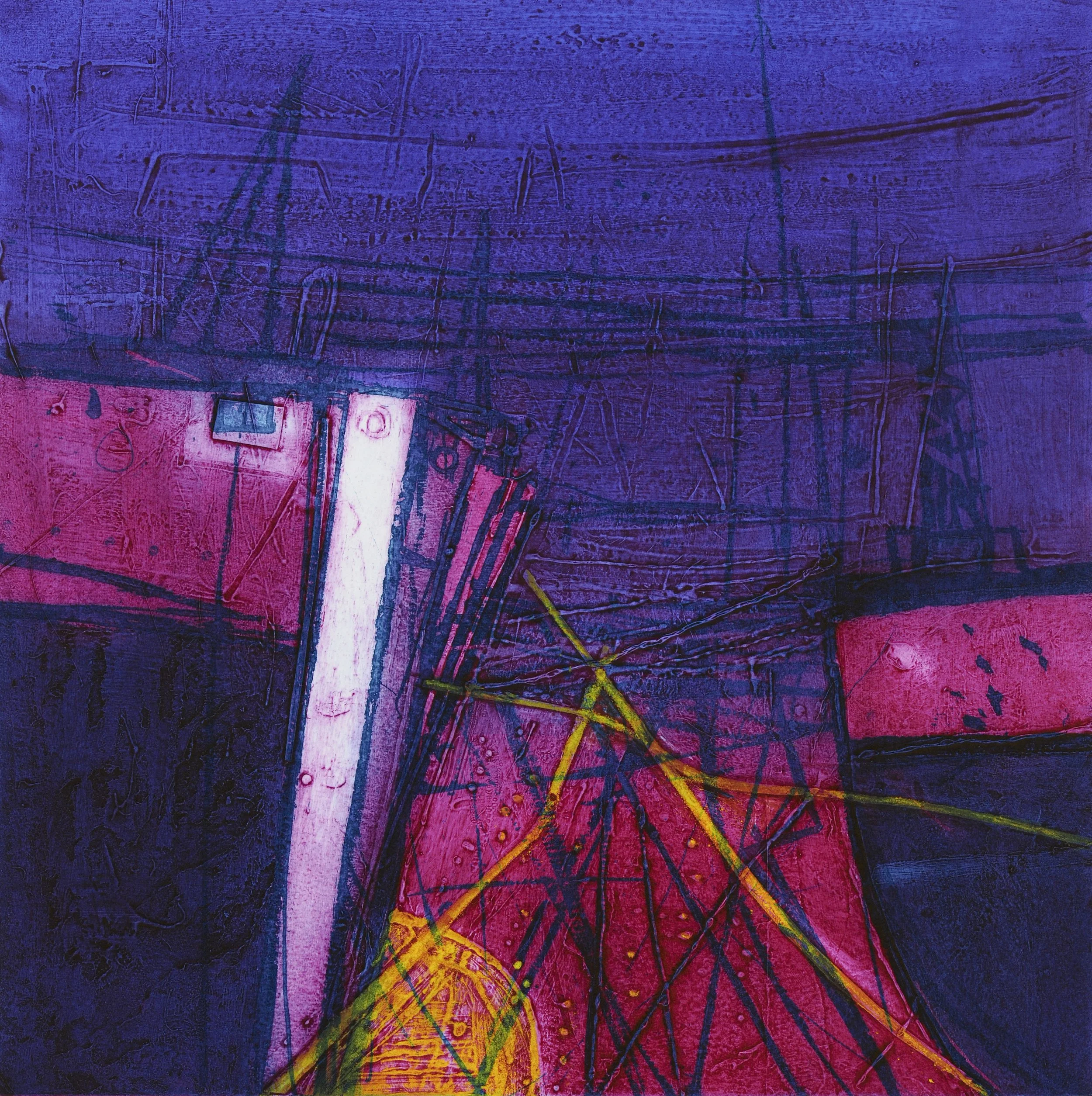 Harbour Night, 60 x 60 cm