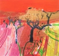 Winter Almonds, 94 x 95.5 cm