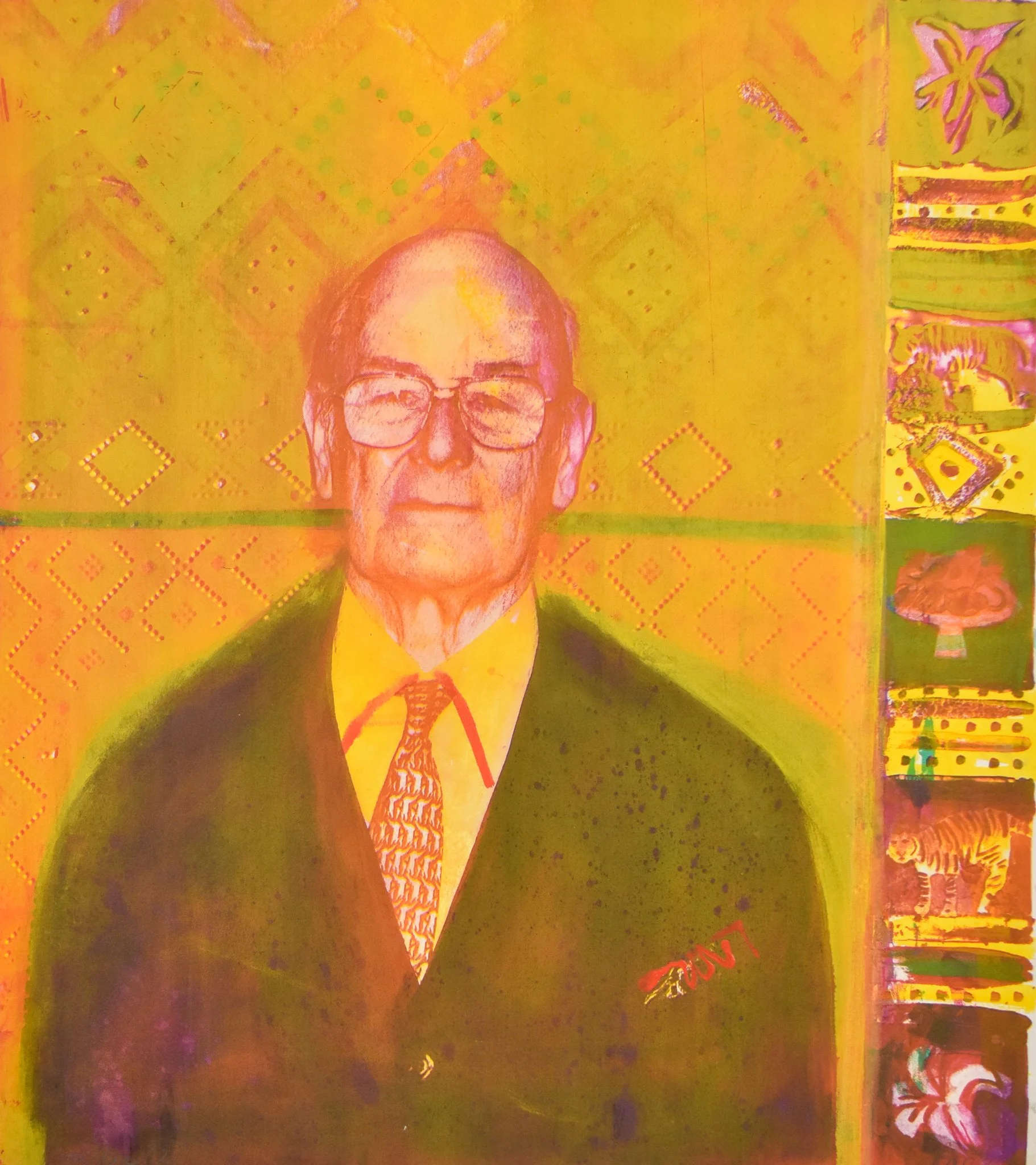 Bill Baillie 1, 70 x 62cm