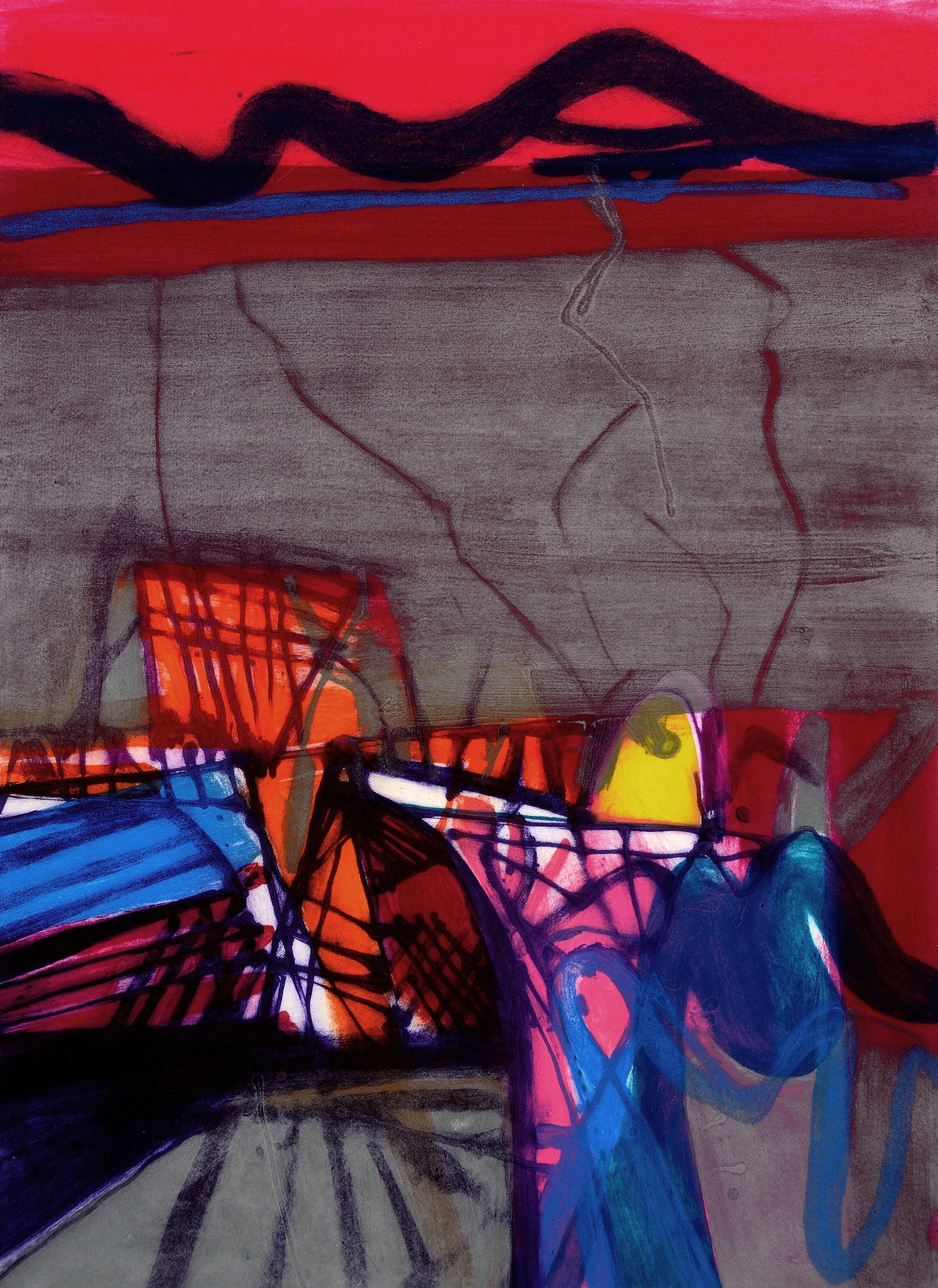 West O.S. 23, 2014, 74 x 53 cm